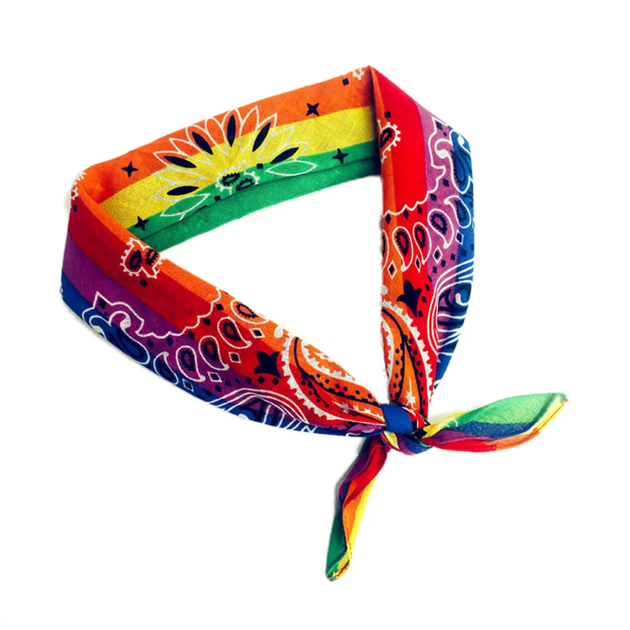 12 Pieces Paisley Bandana Cotton Cowboy Bandana Unisex Print Headwraps Wristband for Women Men Festival Daily Wearing