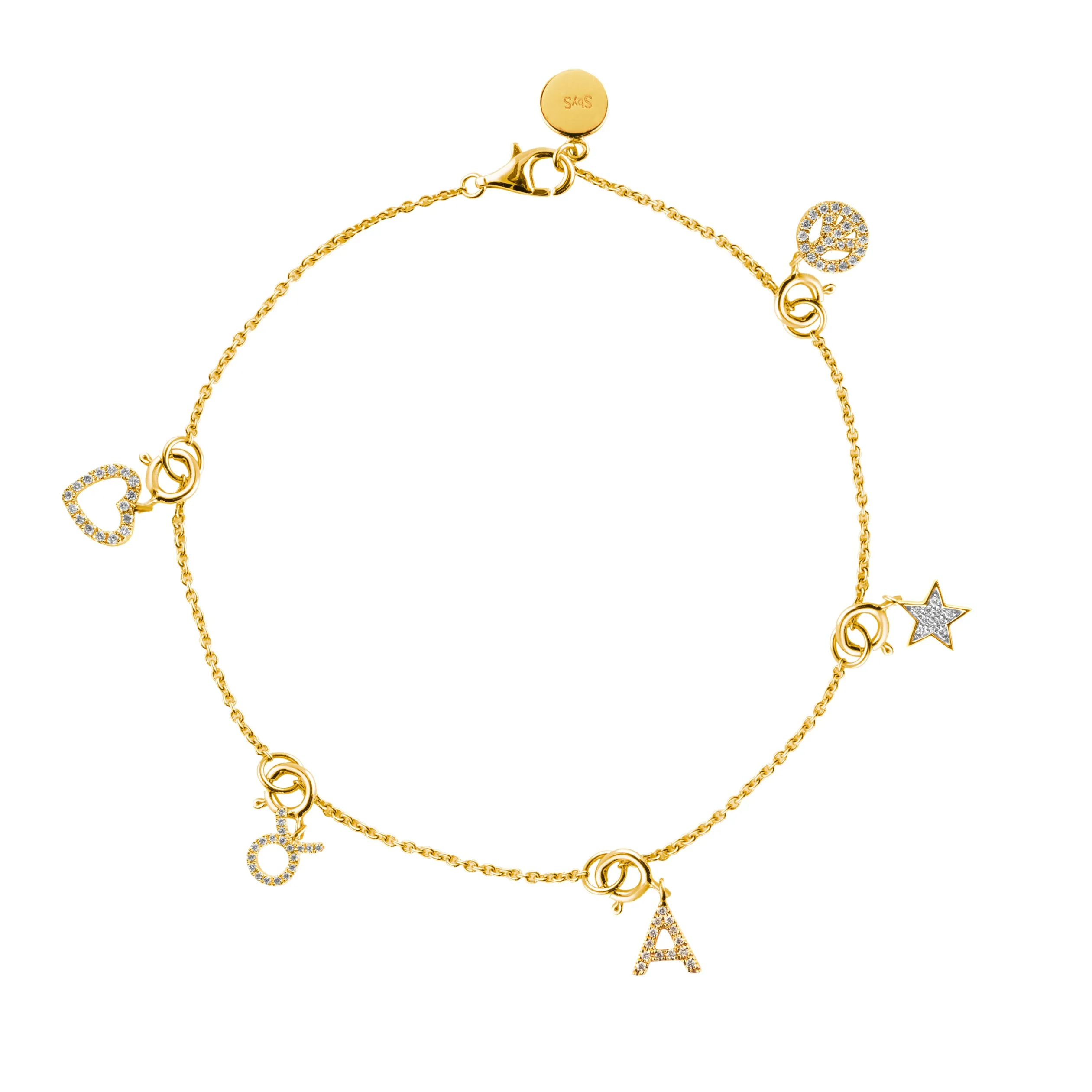 18k Charm Bracelet