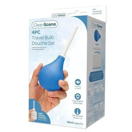 4PC Travel Bulb Douche Set