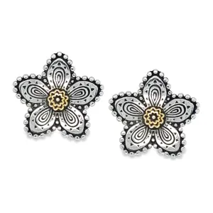 A549 Flower Detailed Earrings