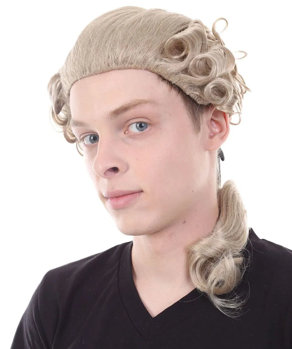 Adult Men's 18th Century Peruke Peri wig Noble Judge Wig