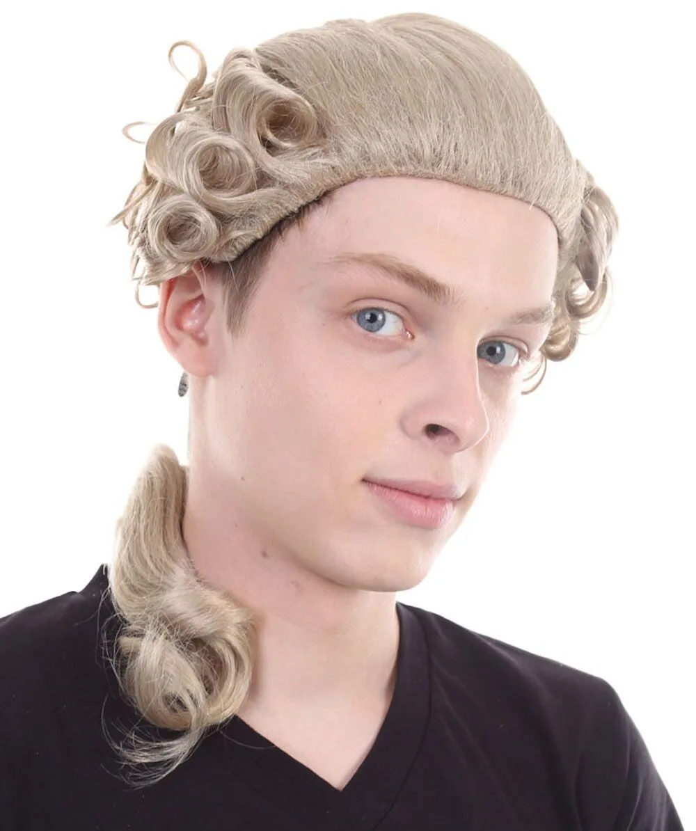 Adult Men's 18th Century Peruke Peri wig Noble Judge Wig