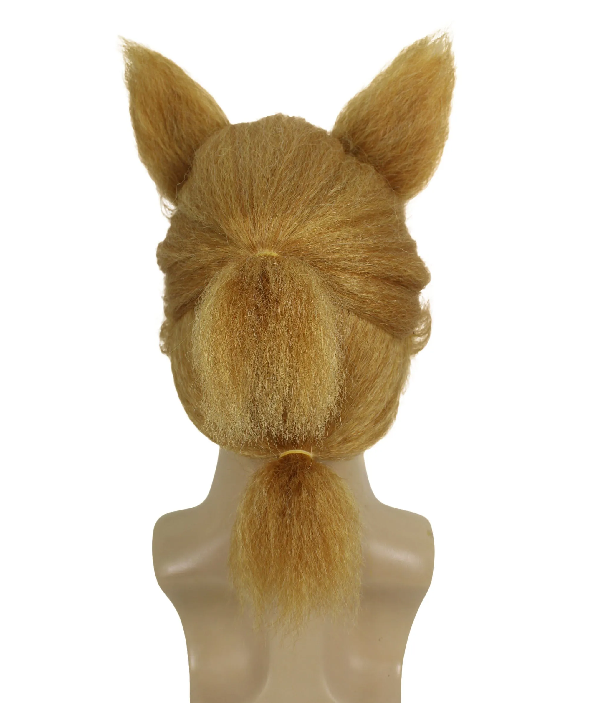 Adult Men's Blonde Half-man Half-dog Wig with Unruly Curls I Best for Halloween I Flame-retardant Synthetic Fiber