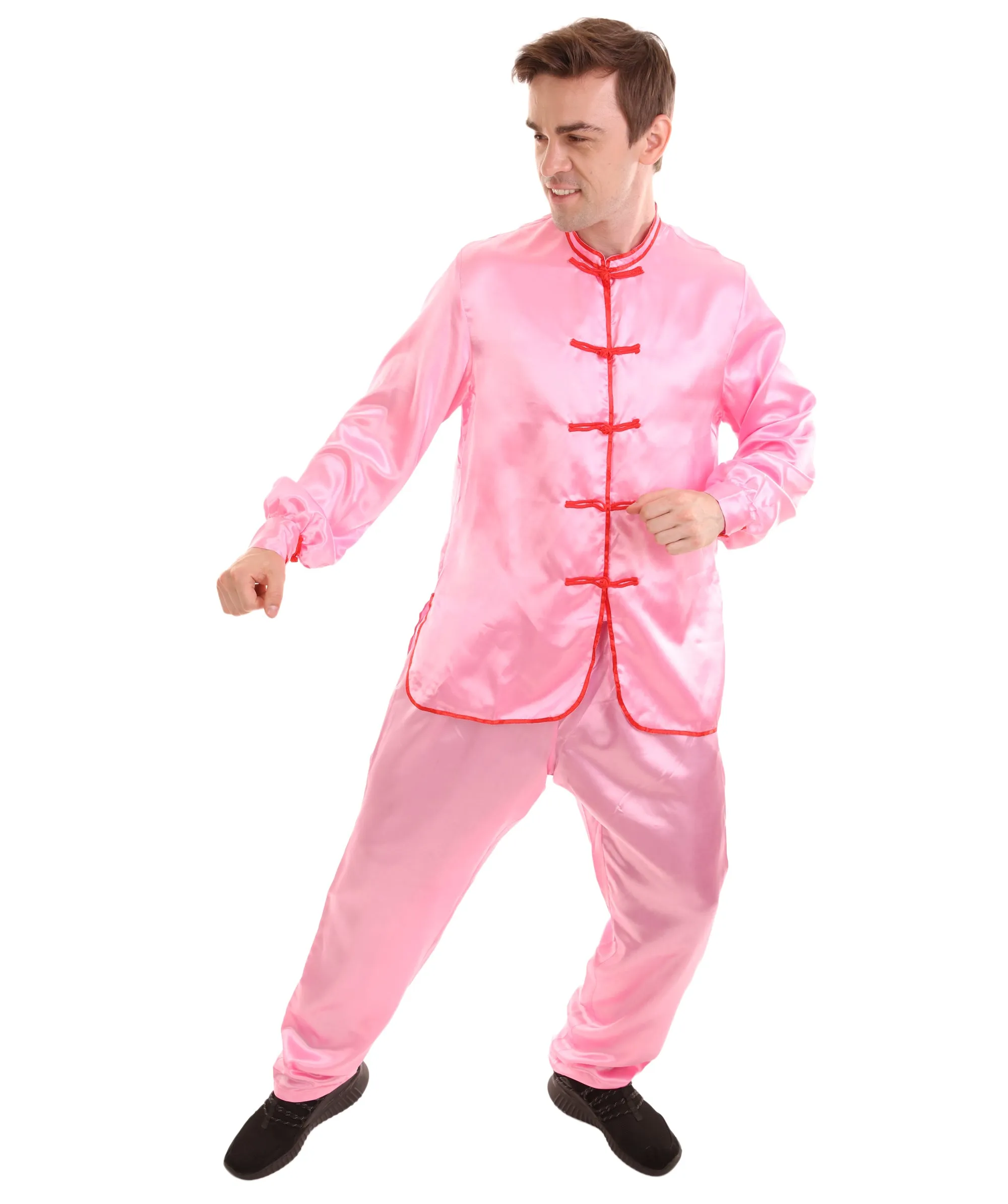 Adult Men's Chinese Traditional Kung Fu Costume | Multiple Color Options Cosplay Costume