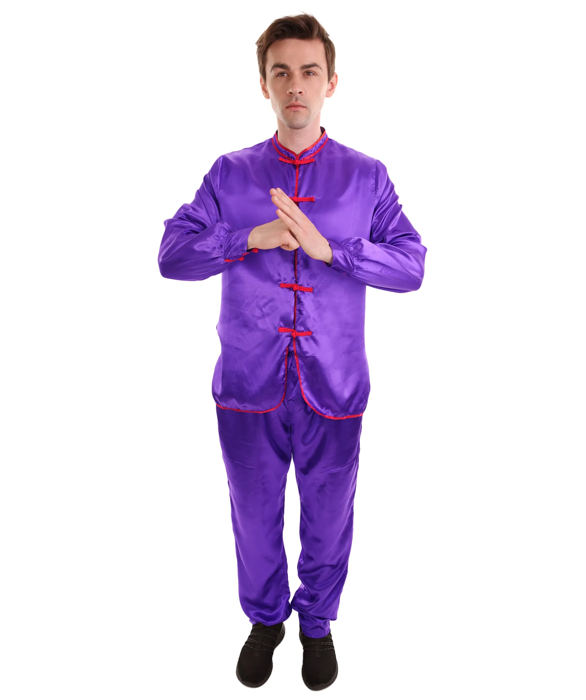 Adult Men's Chinese Traditional Kung Fu Costume | Multiple Color Options Cosplay Costume