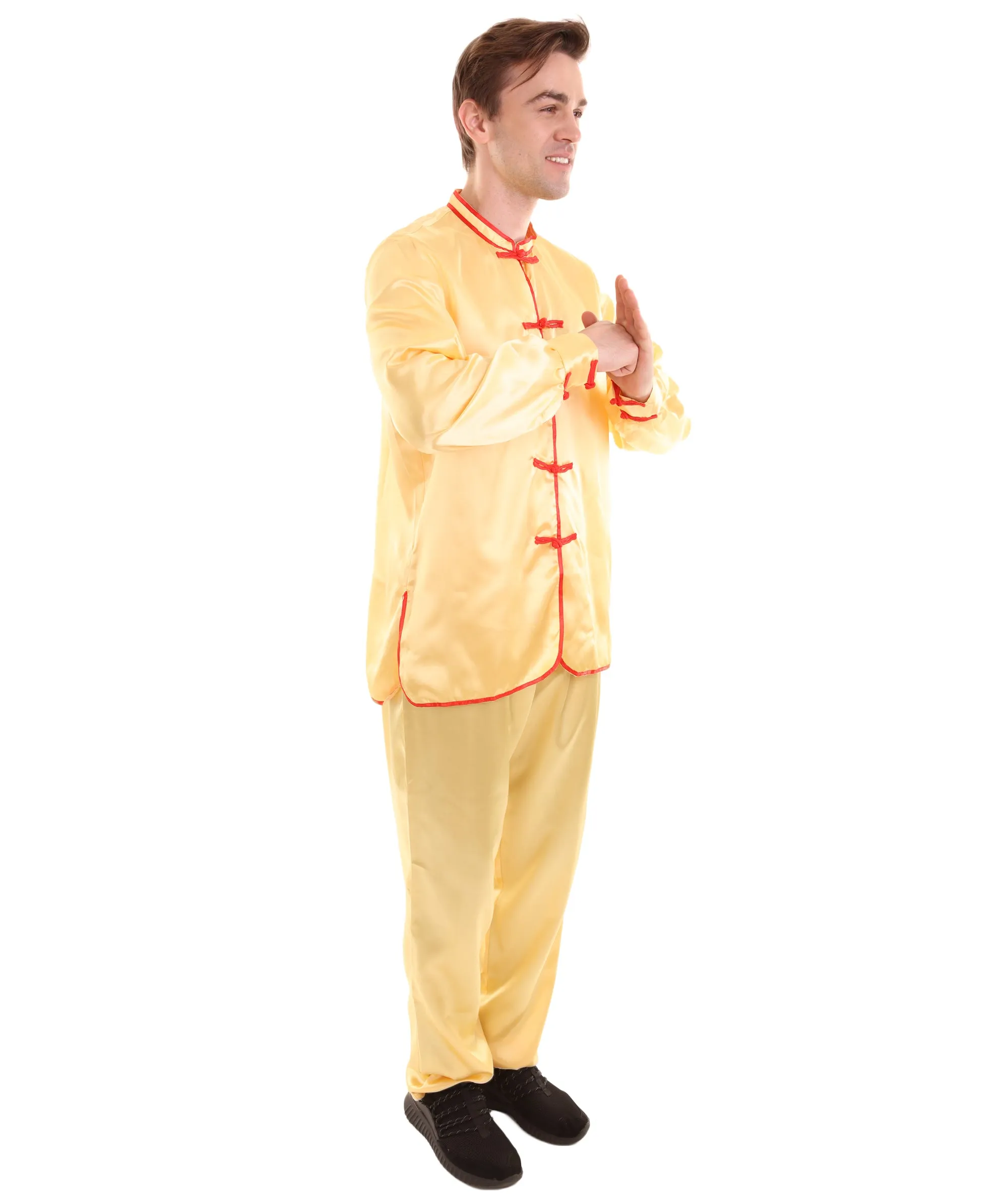 Adult Men's Chinese Traditional Kung Fu Costume | Multiple Color Options Cosplay Costume