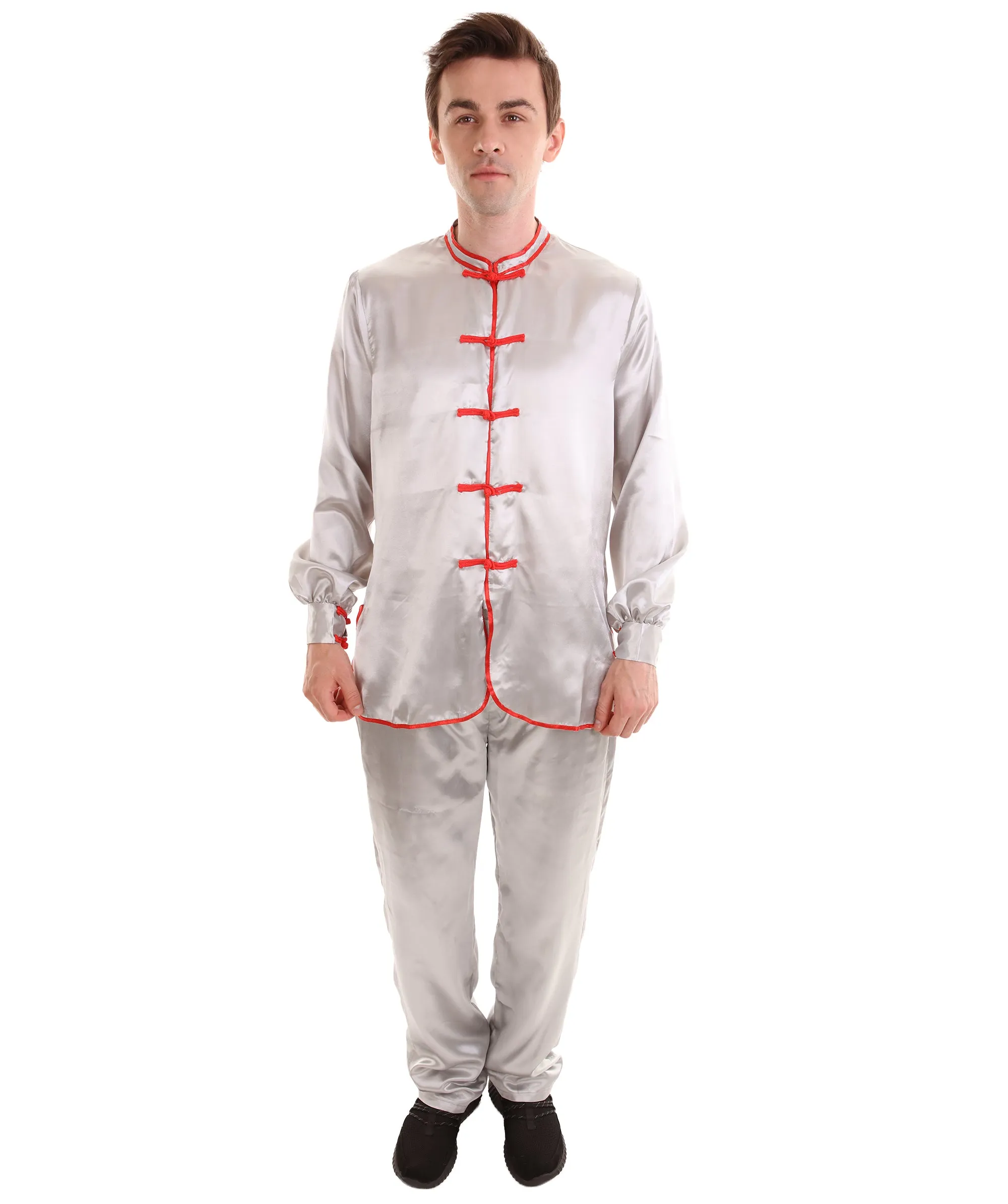 Adult Men's Chinese Traditional Kung Fu Costume | Multiple Color Options Cosplay Costume