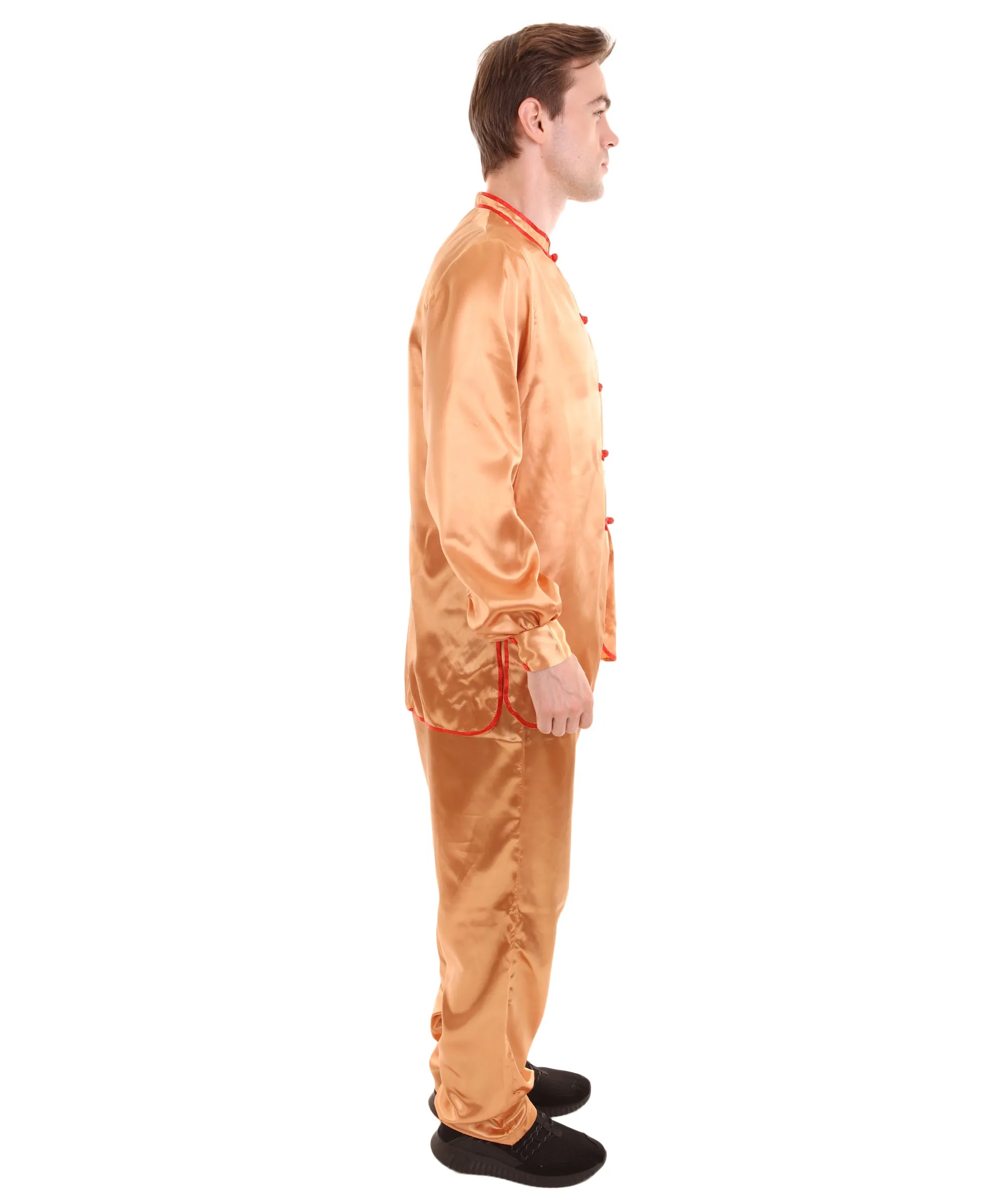 Adult Men's Chinese Traditional Kung Fu Costume | Multiple Color Options Cosplay Costume