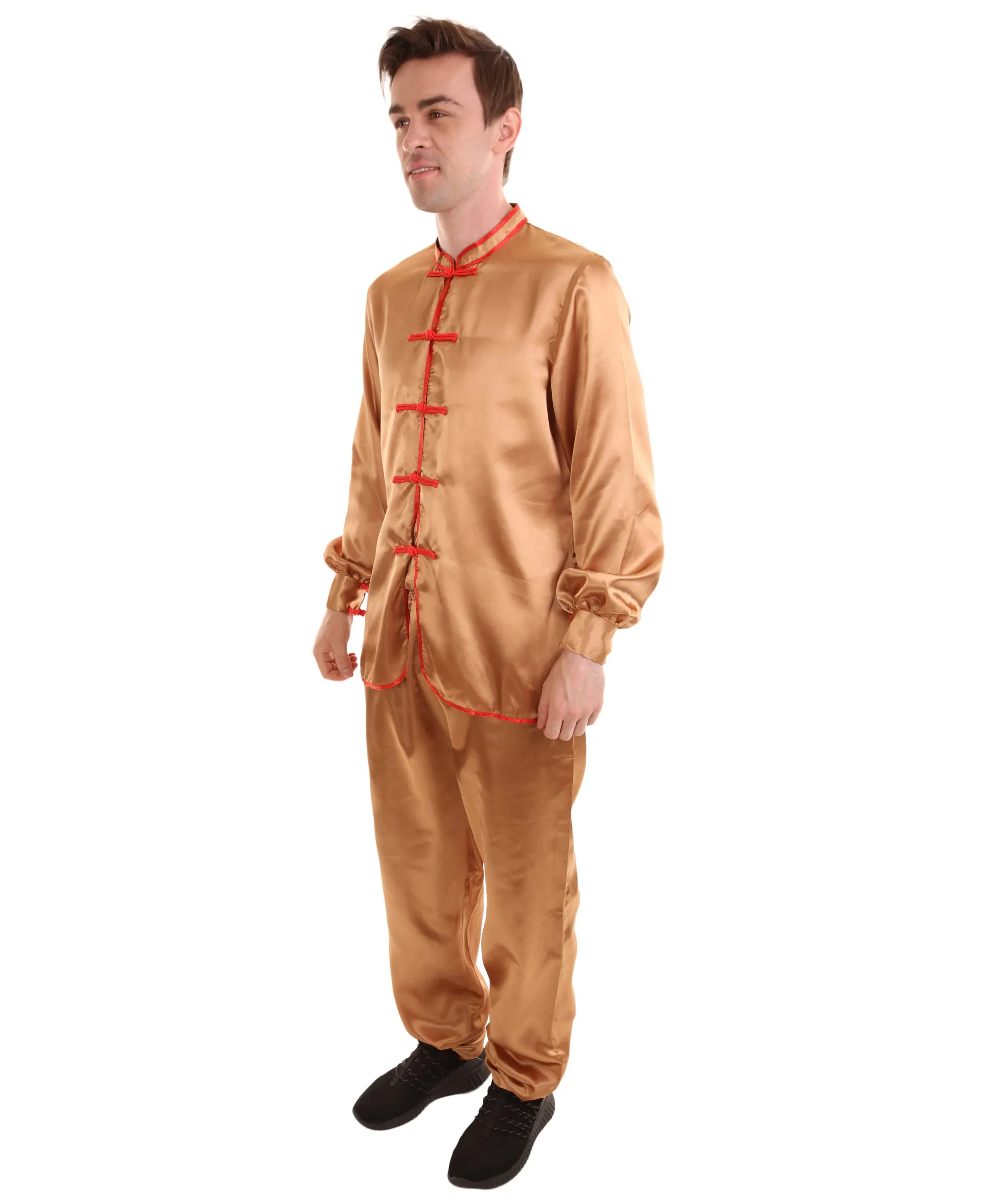 Adult Men's Chinese Traditional Kung Fu Costume | Multiple Color Options Cosplay Costume