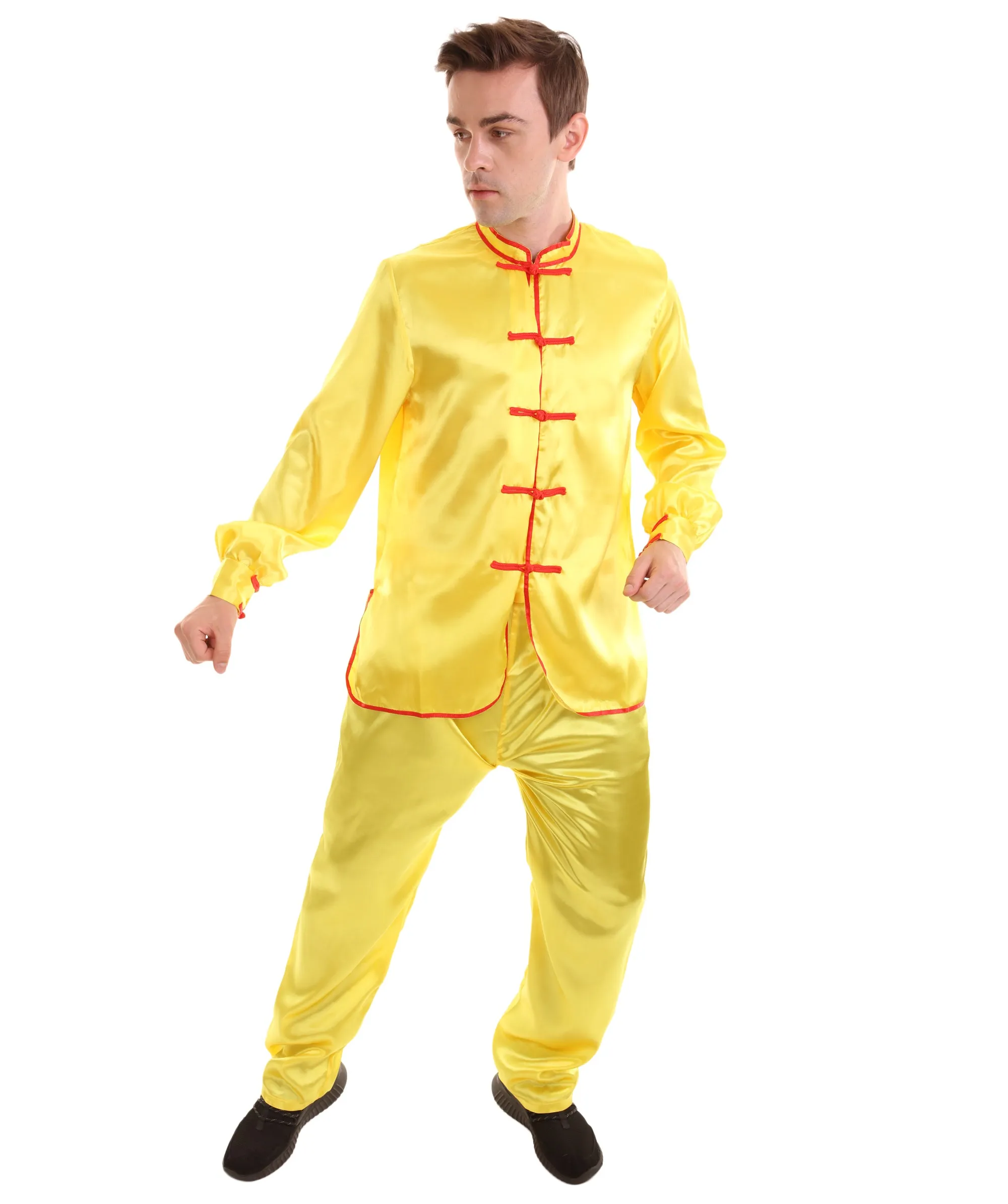 Adult Men's Chinese Traditional Kung Fu Costume | Multiple Color Options Cosplay Costume