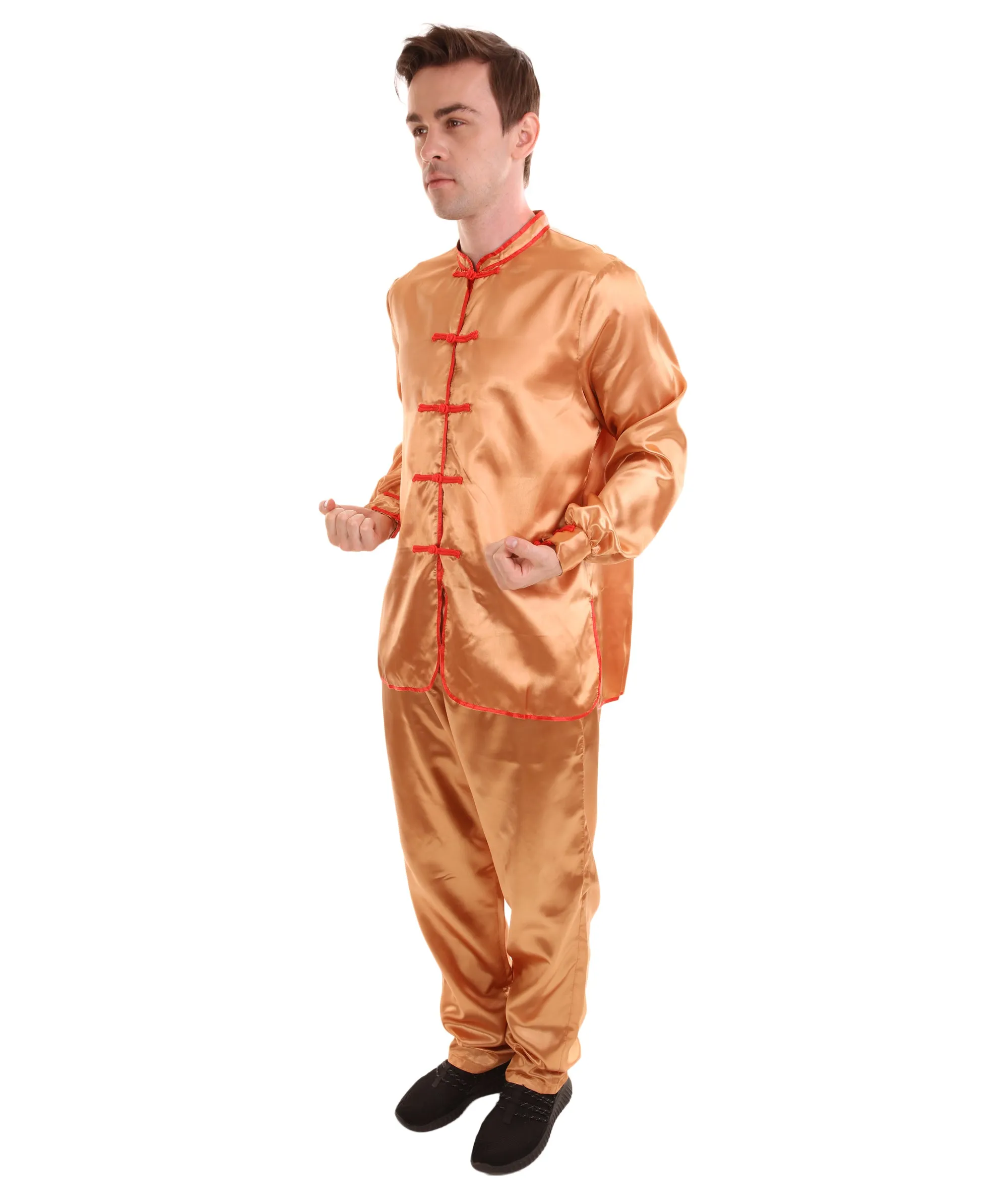 Adult Men's Chinese Traditional Kung Fu Costume | Multiple Color Options Cosplay Costume