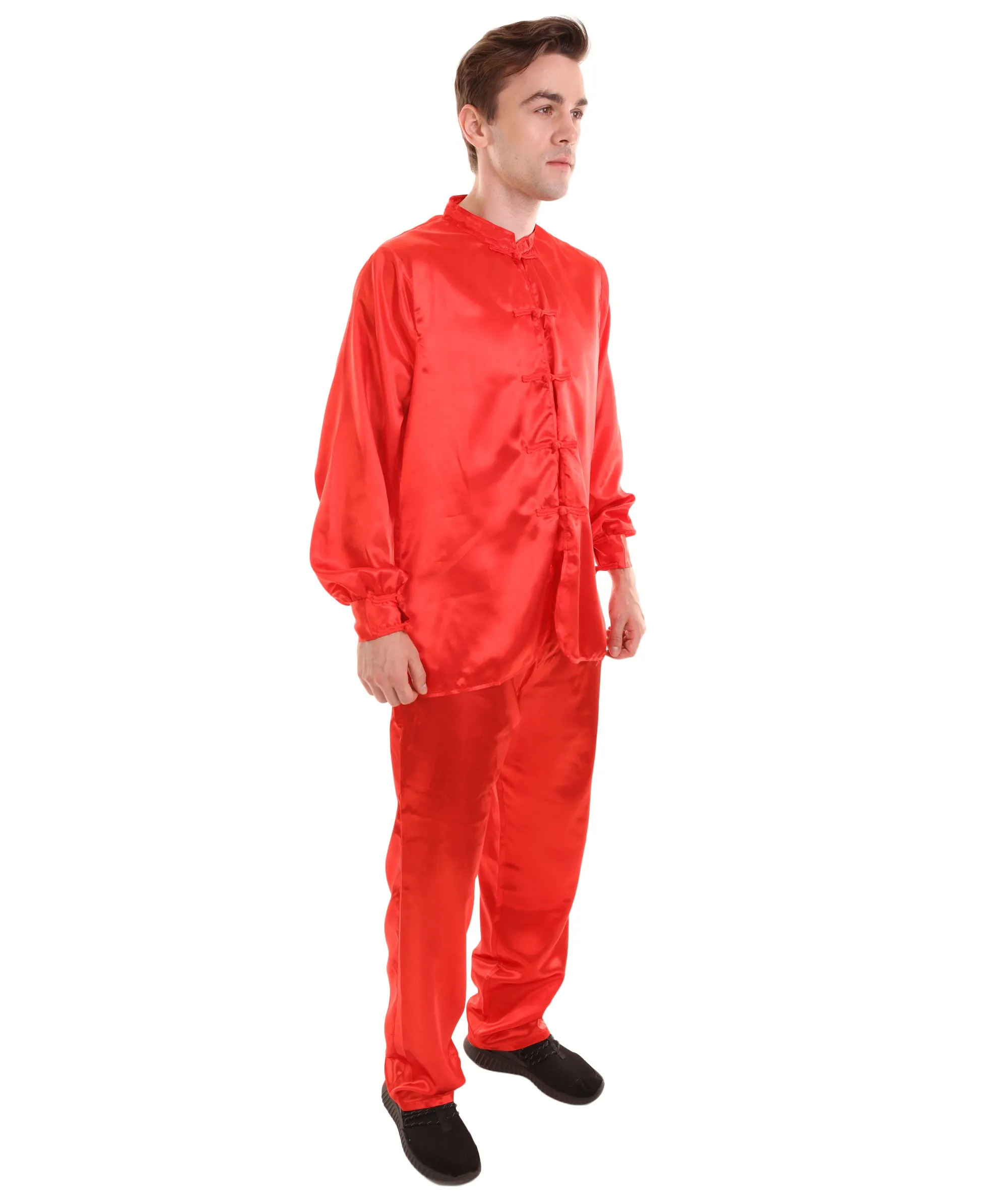 Adult Men's Chinese Traditional Kung Fu Costume | Multiple Color Options Cosplay Costume