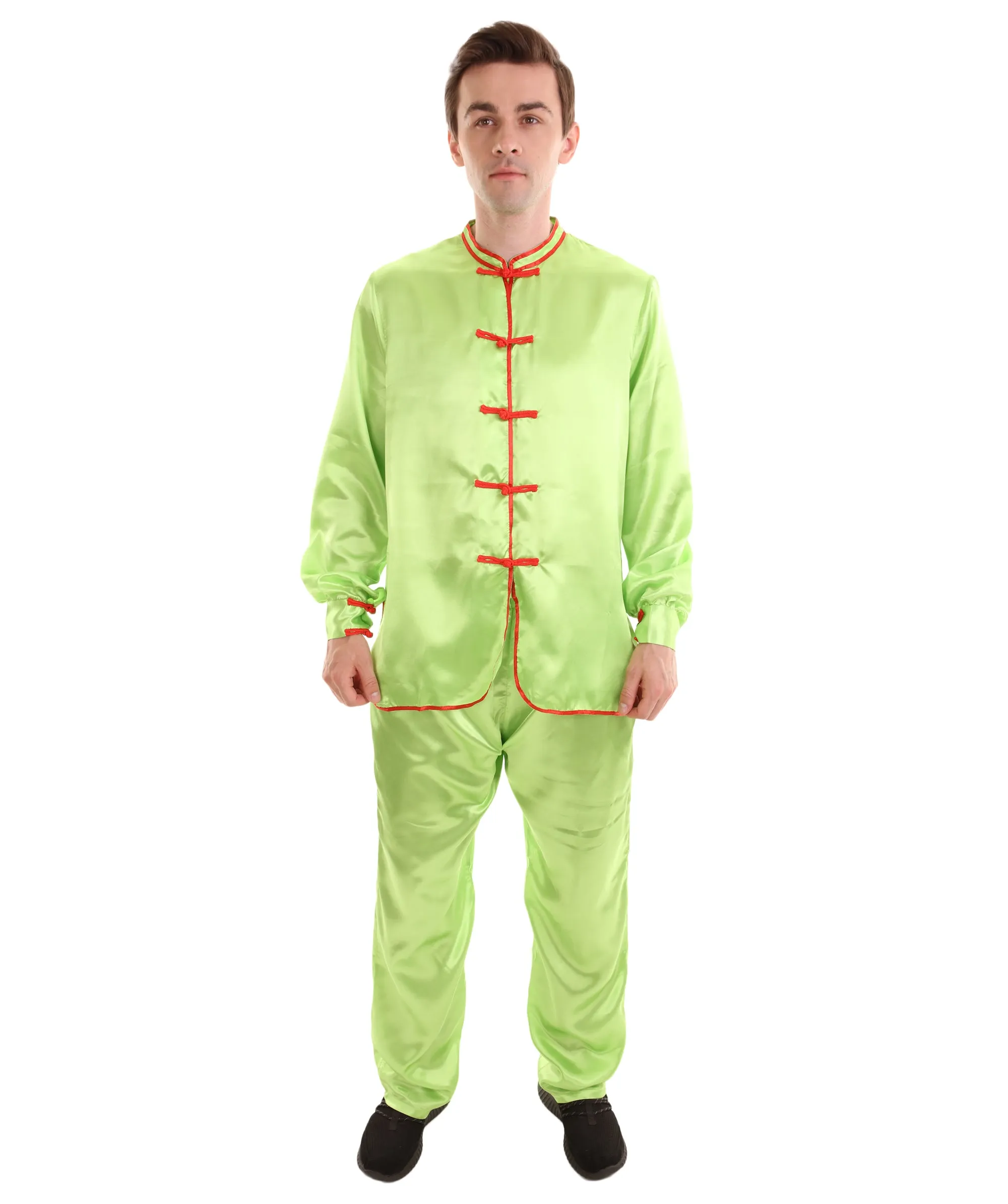 Adult Men's Chinese Traditional Kung Fu Costume | Multiple Color Options Cosplay Costume