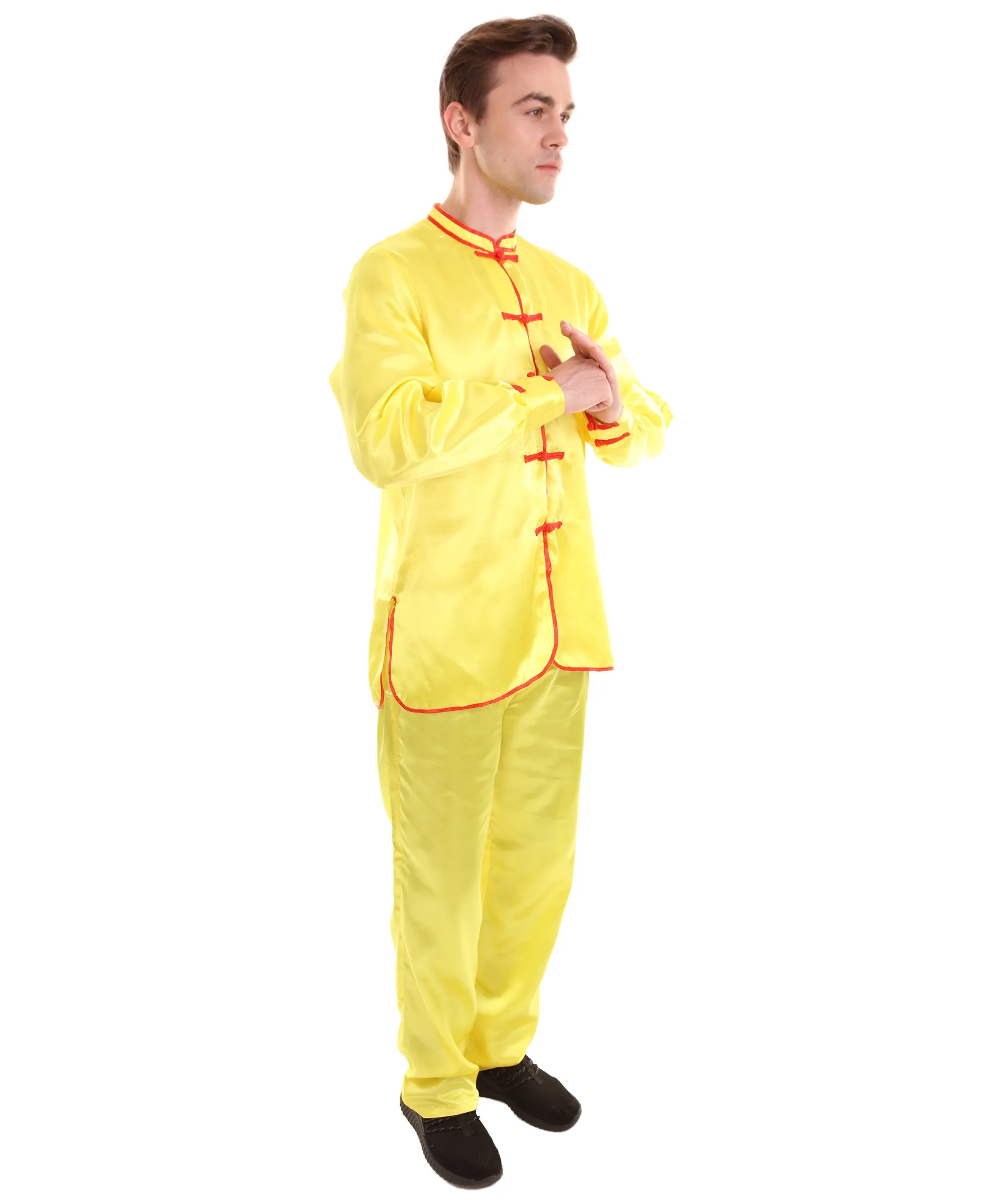 Adult Men's Chinese Traditional Kung Fu Costume | Multiple Color Options Cosplay Costume