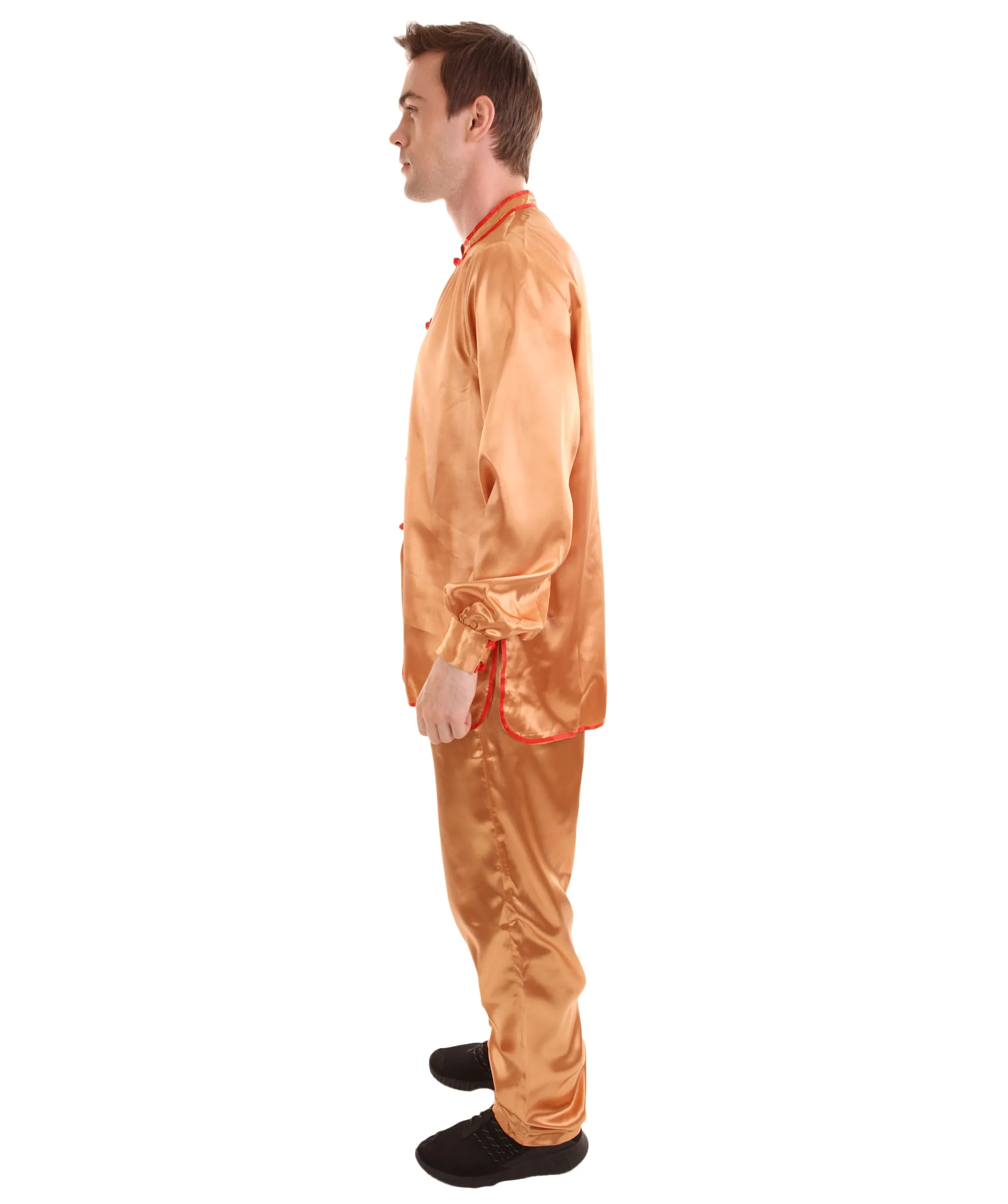 Adult Men's Chinese Traditional Kung Fu Costume | Multiple Color Options Cosplay Costume