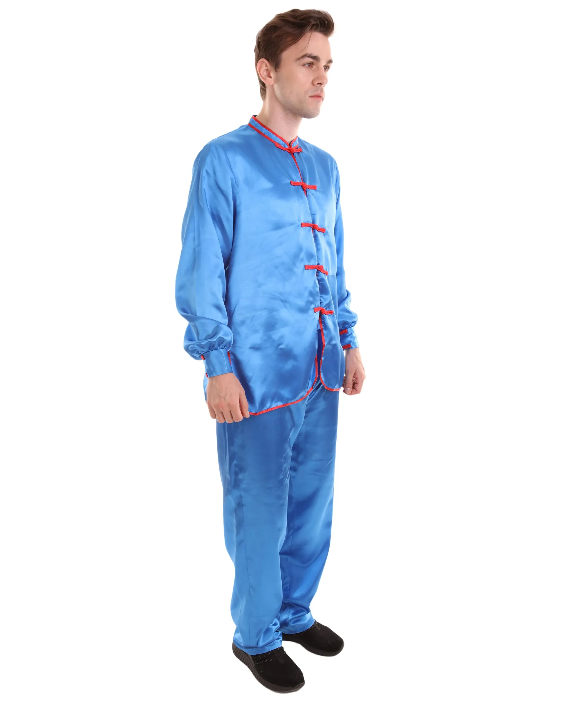 Adult Men's Chinese Traditional Kung Fu Costume | Multiple Color Options Cosplay Costume