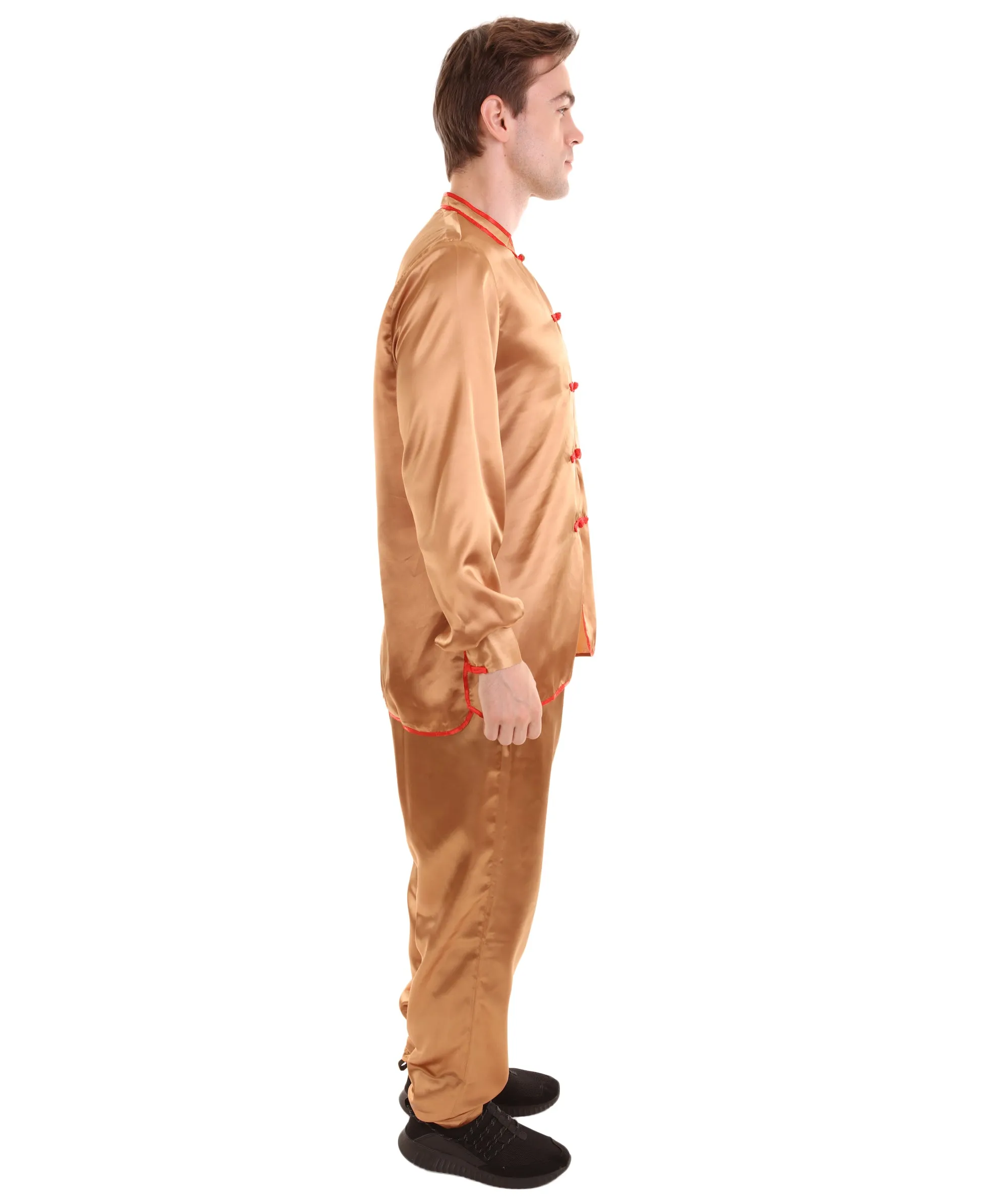 Adult Men's Chinese Traditional Kung Fu Costume | Multiple Color Options Cosplay Costume