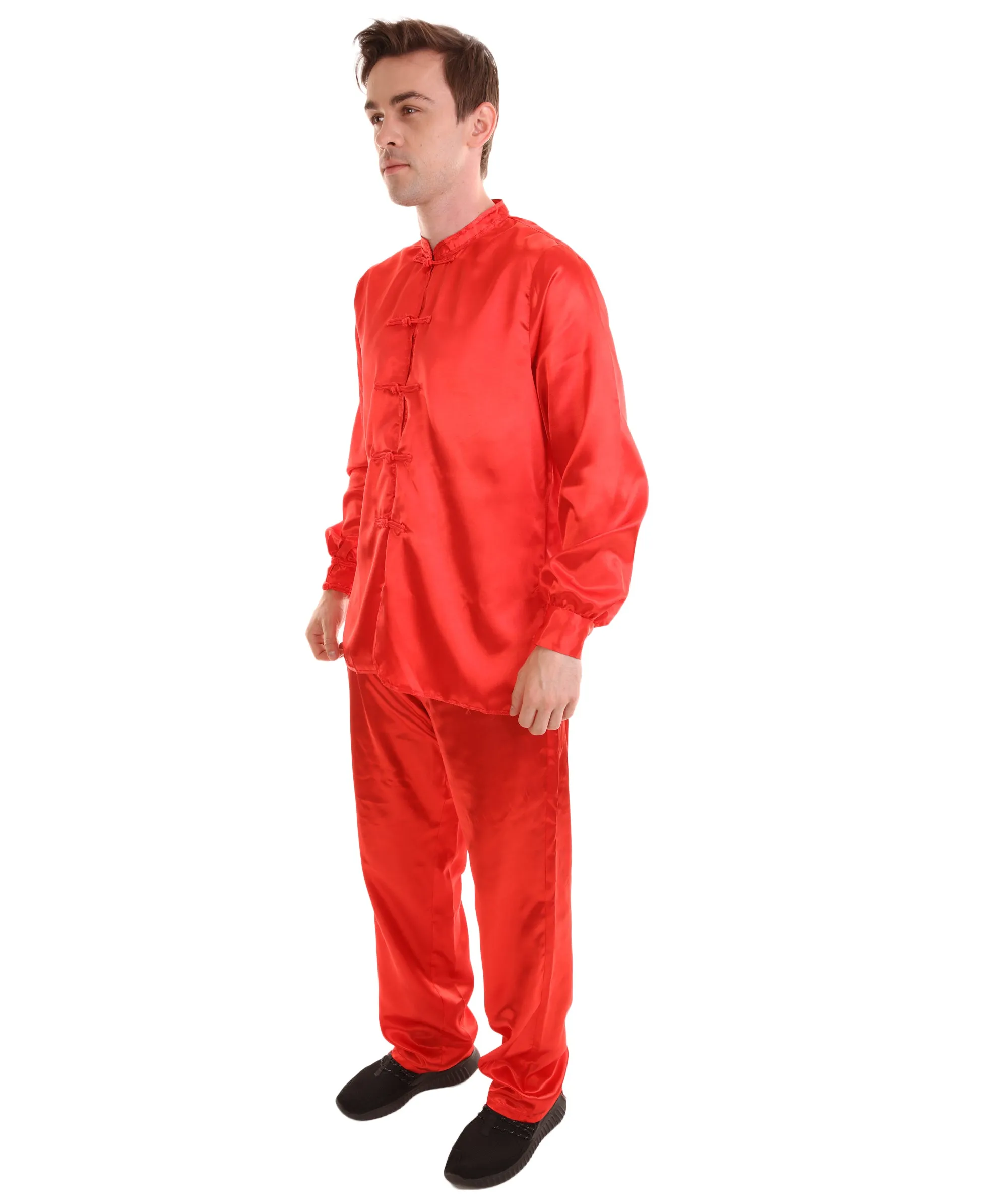 Adult Men's Chinese Traditional Kung Fu Costume | Multiple Color Options Cosplay Costume