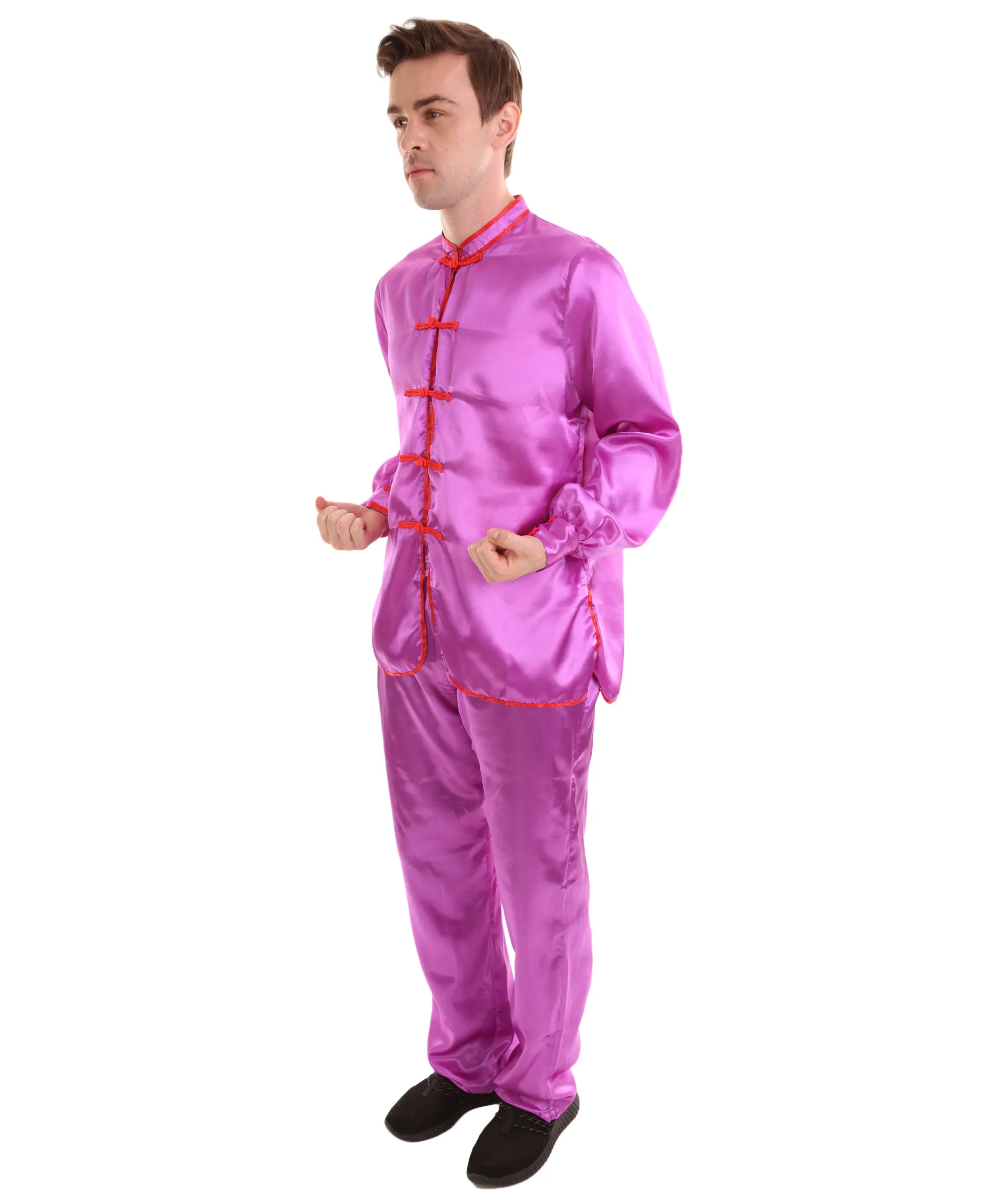 Adult Men's Chinese Traditional Kung Fu Costume | Multiple Color Options Cosplay Costume