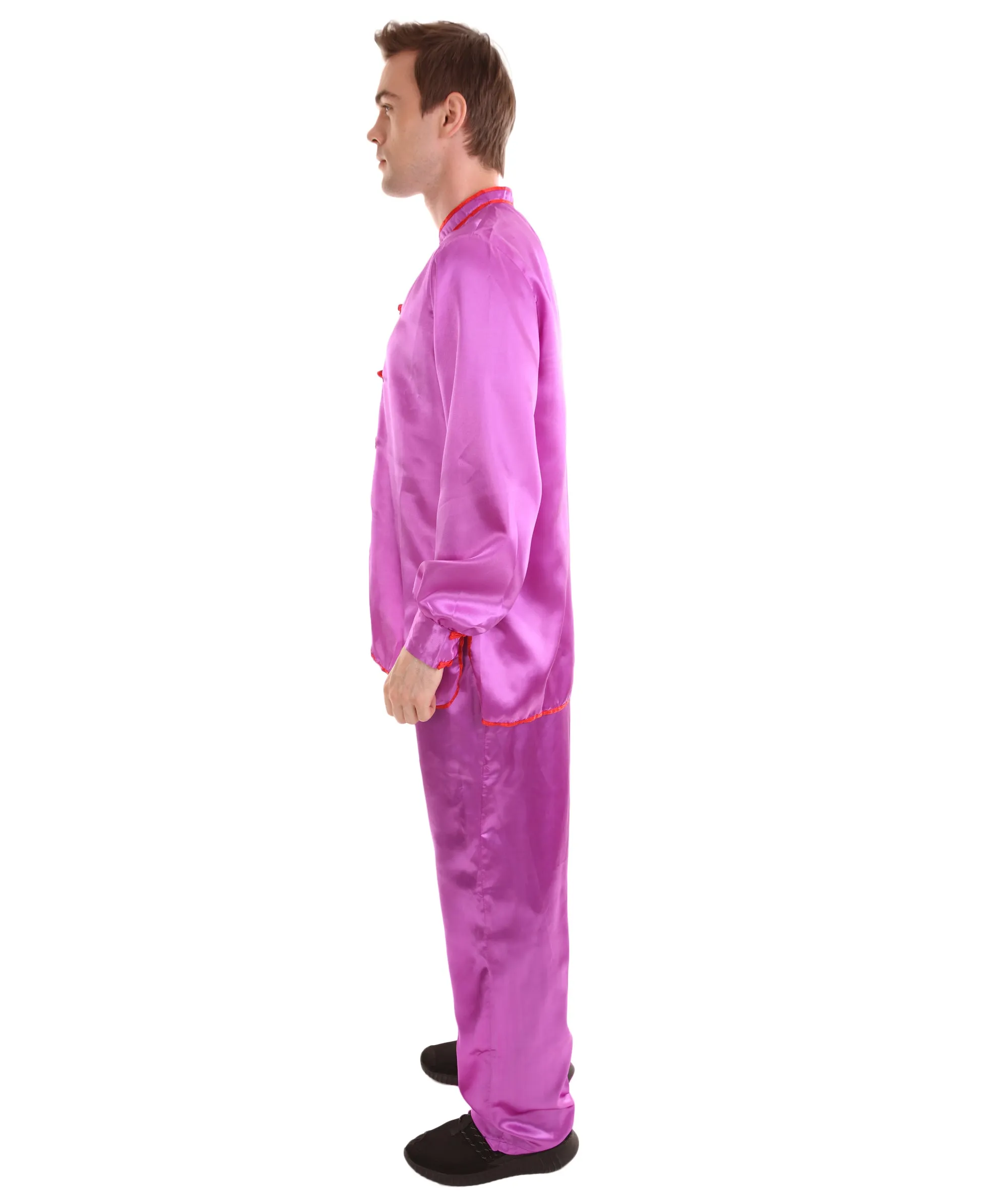 Adult Men's Chinese Traditional Kung Fu Costume | Multiple Color Options Cosplay Costume