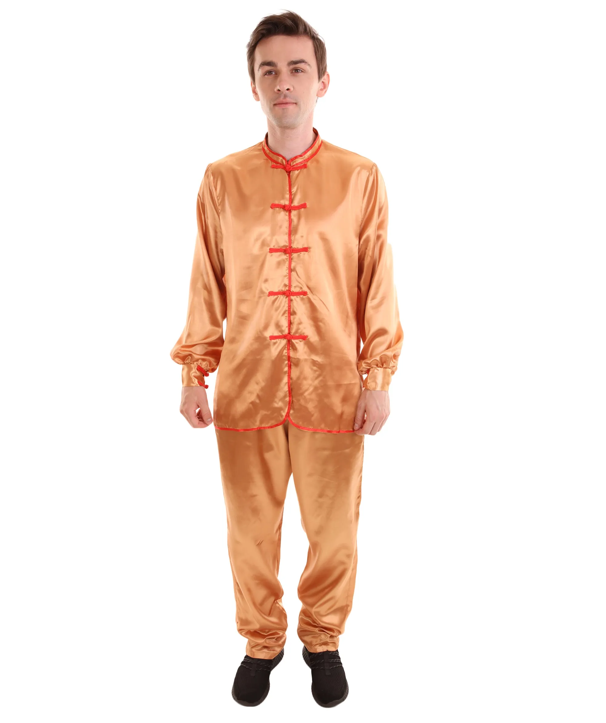 Adult Men's Chinese Traditional Kung Fu Costume | Multiple Color Options Cosplay Costume