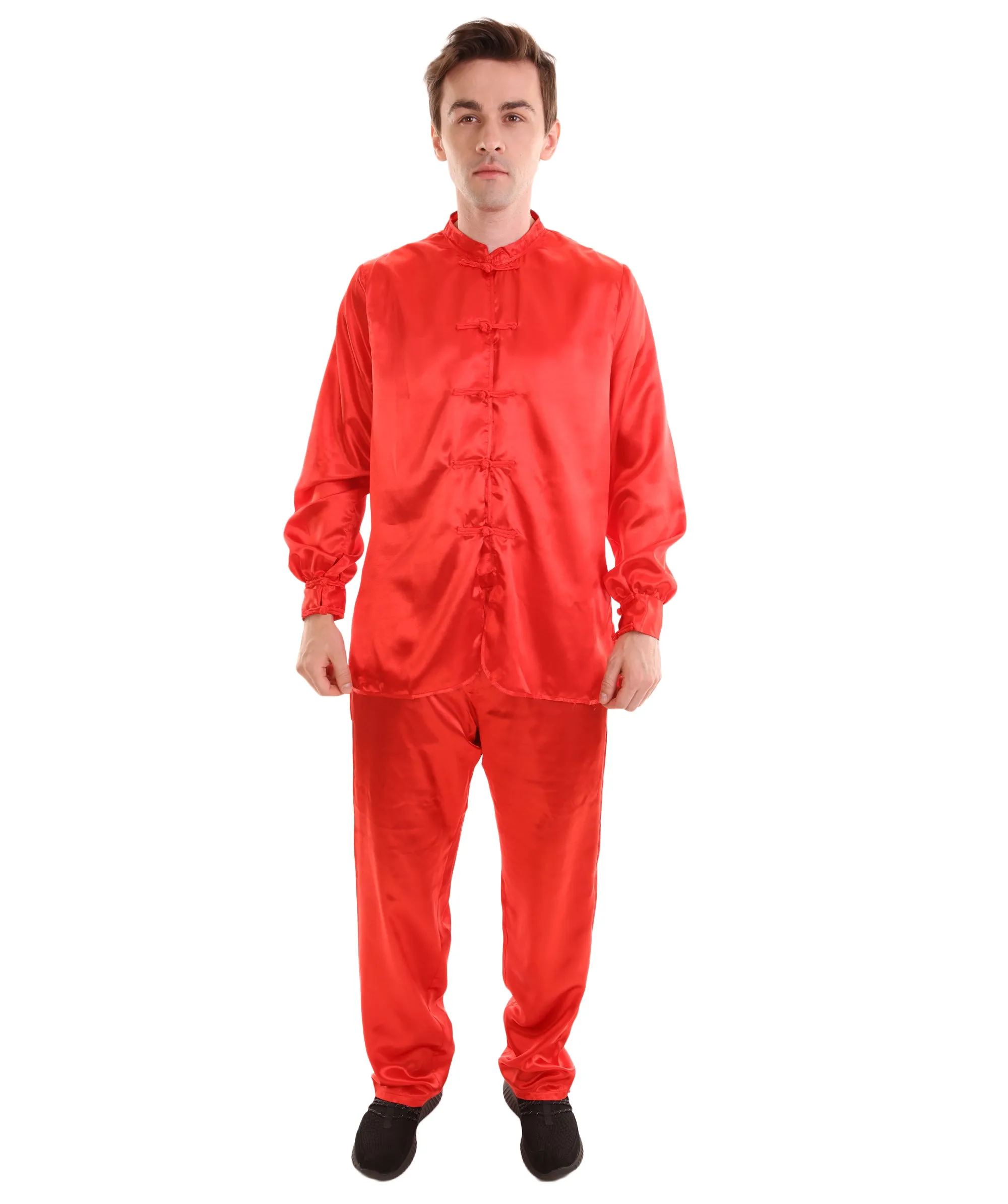 Adult Men's Chinese Traditional Kung Fu Costume | Multiple Color Options Cosplay Costume