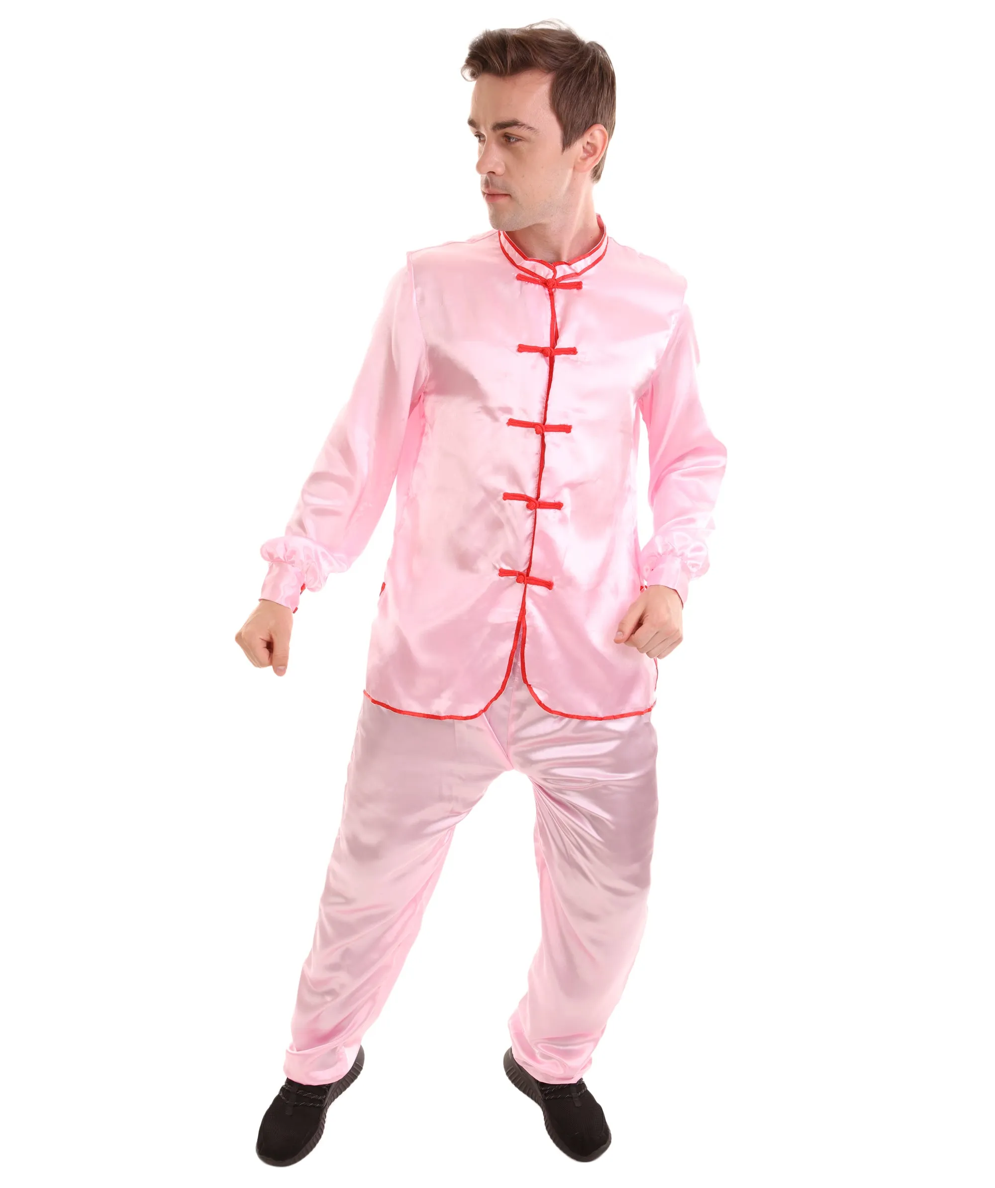 Adult Men's Chinese Traditional Kung Fu Costume | Multiple Color Options Cosplay Costume