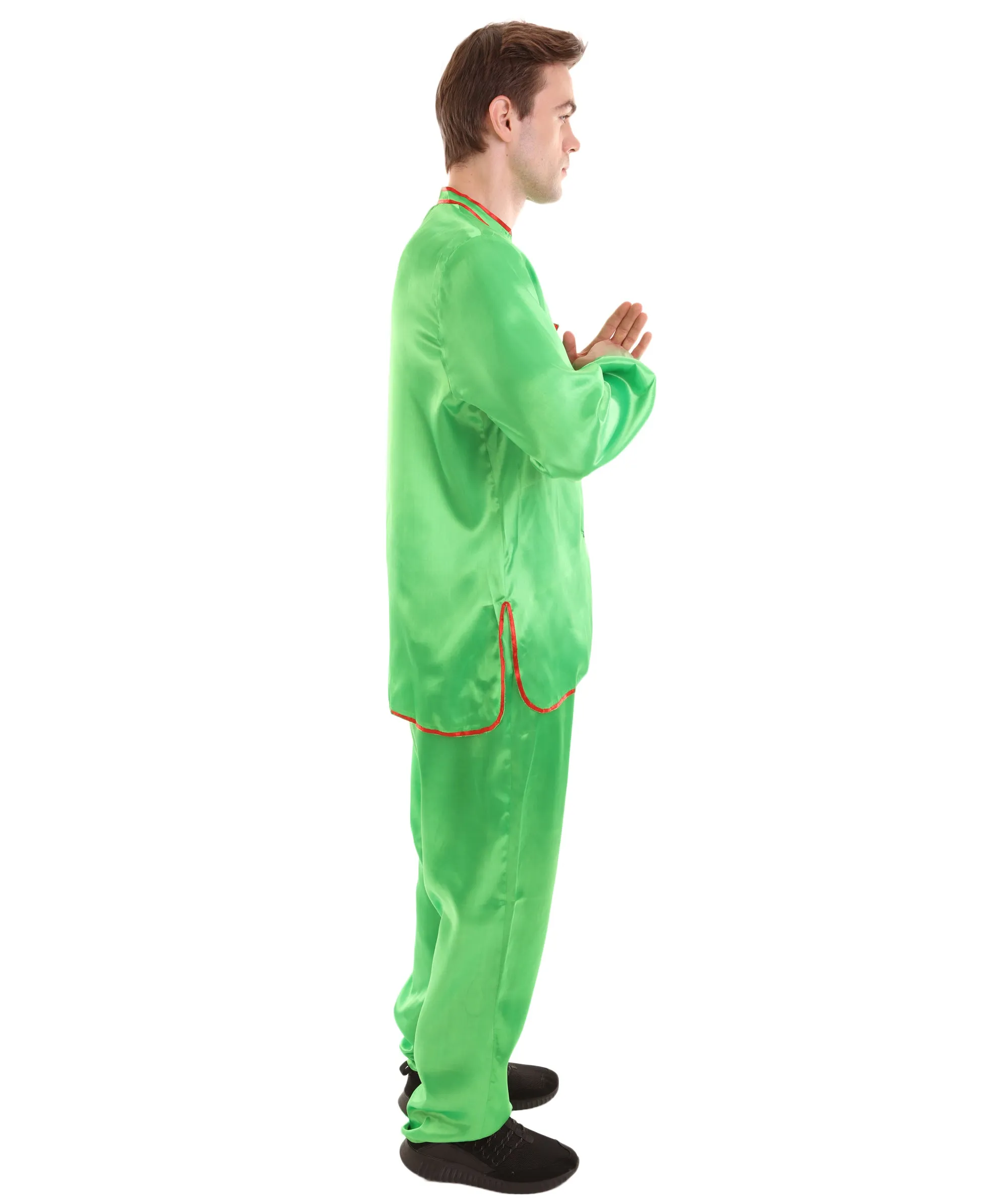 Adult Men's Chinese Traditional Kung Fu Costume | Multiple Color Options Cosplay Costume