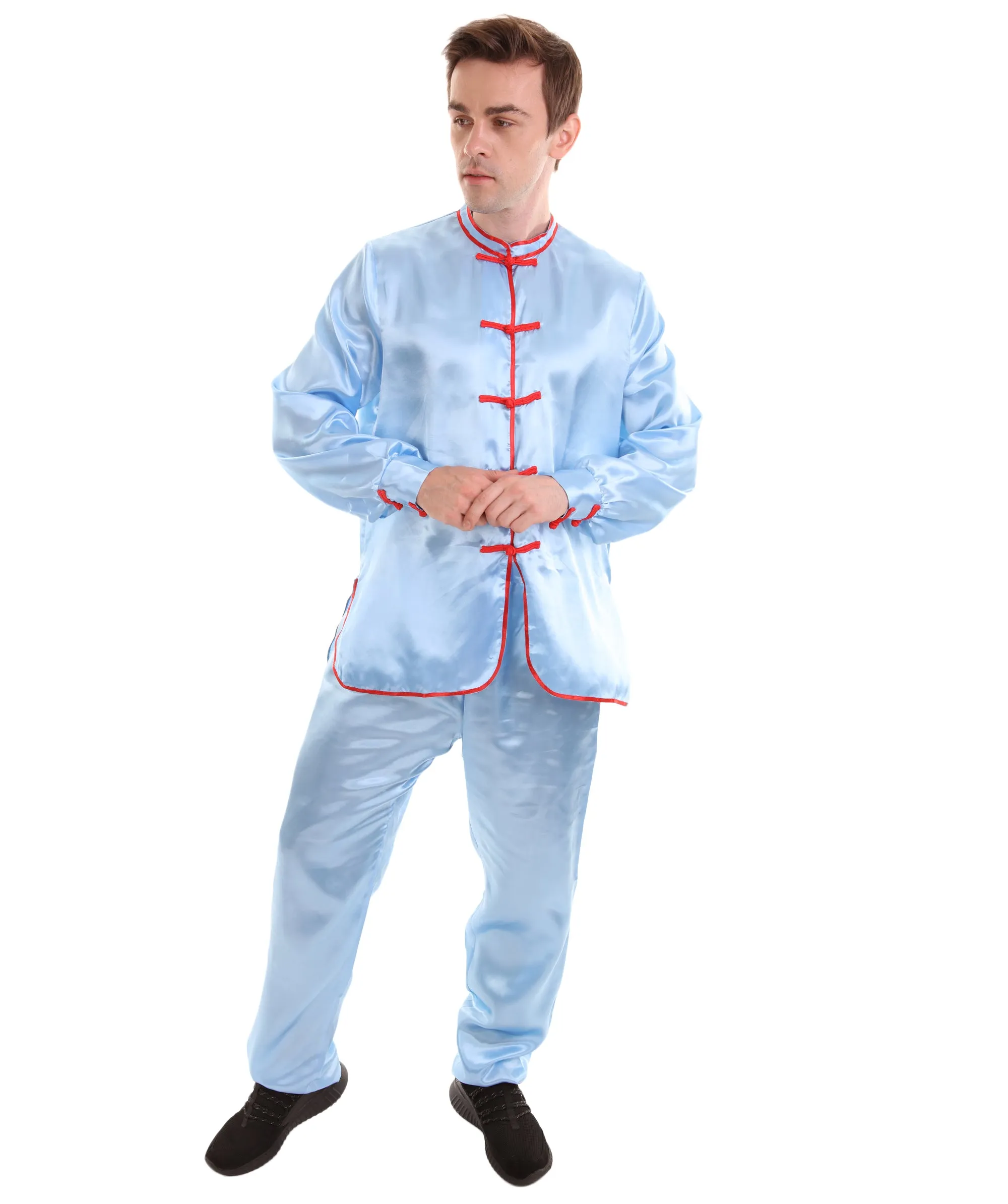 Adult Men's Chinese Traditional Kung Fu Costume | Multiple Color Options Cosplay Costume