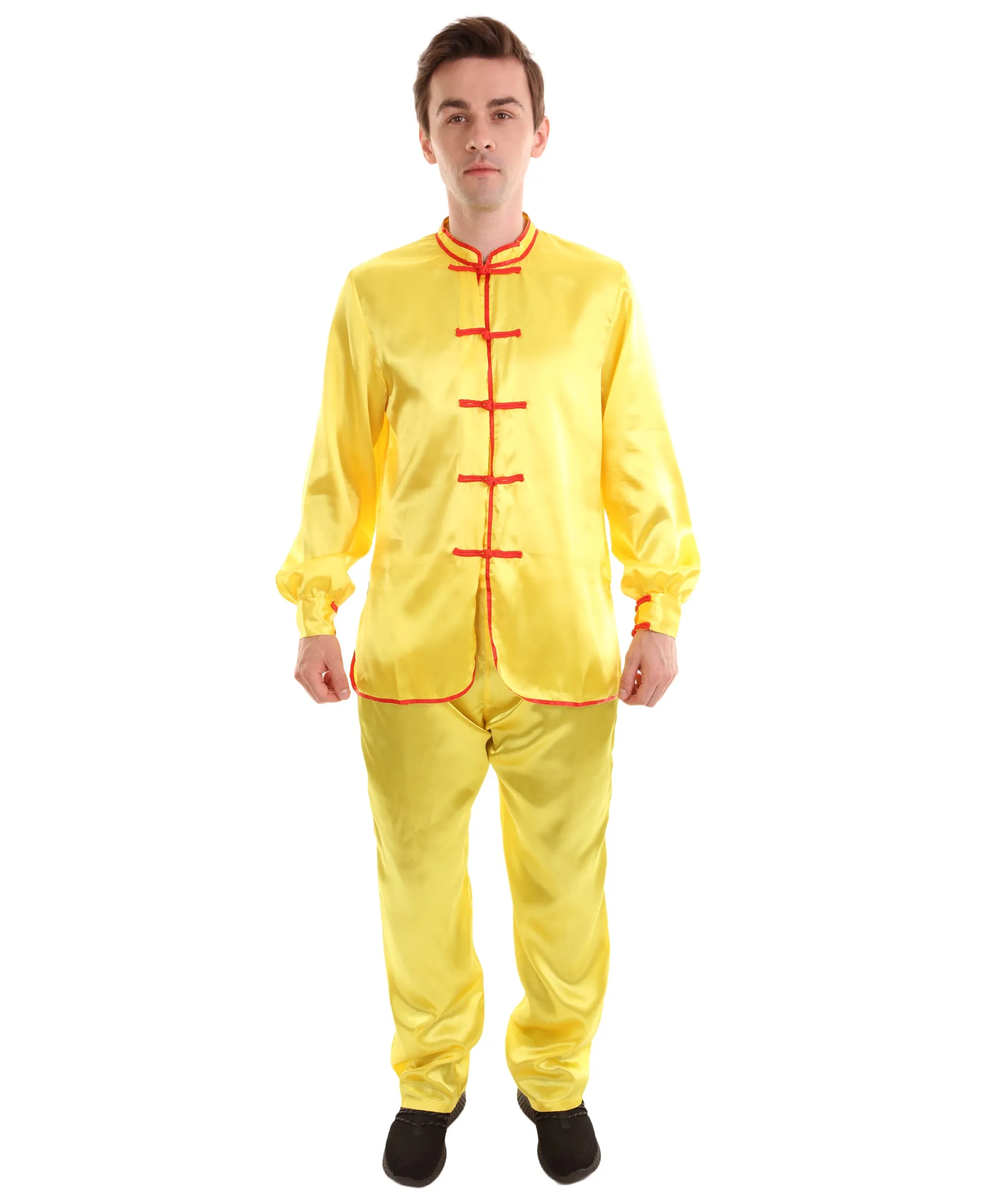 Adult Men's Chinese Traditional Kung Fu Costume | Multiple Color Options Cosplay Costume