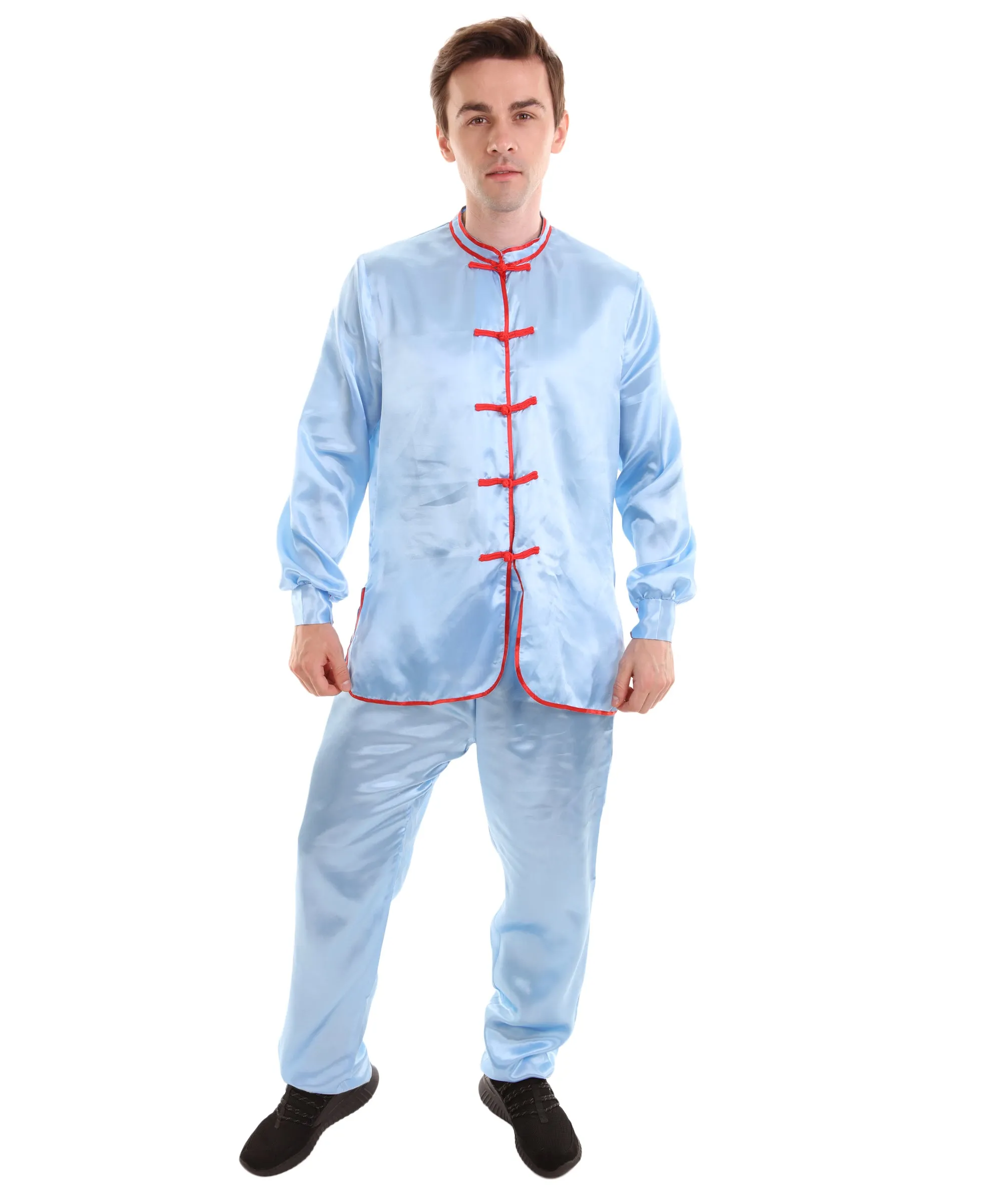 Adult Men's Chinese Traditional Kung Fu Costume | Multiple Color Options Cosplay Costume