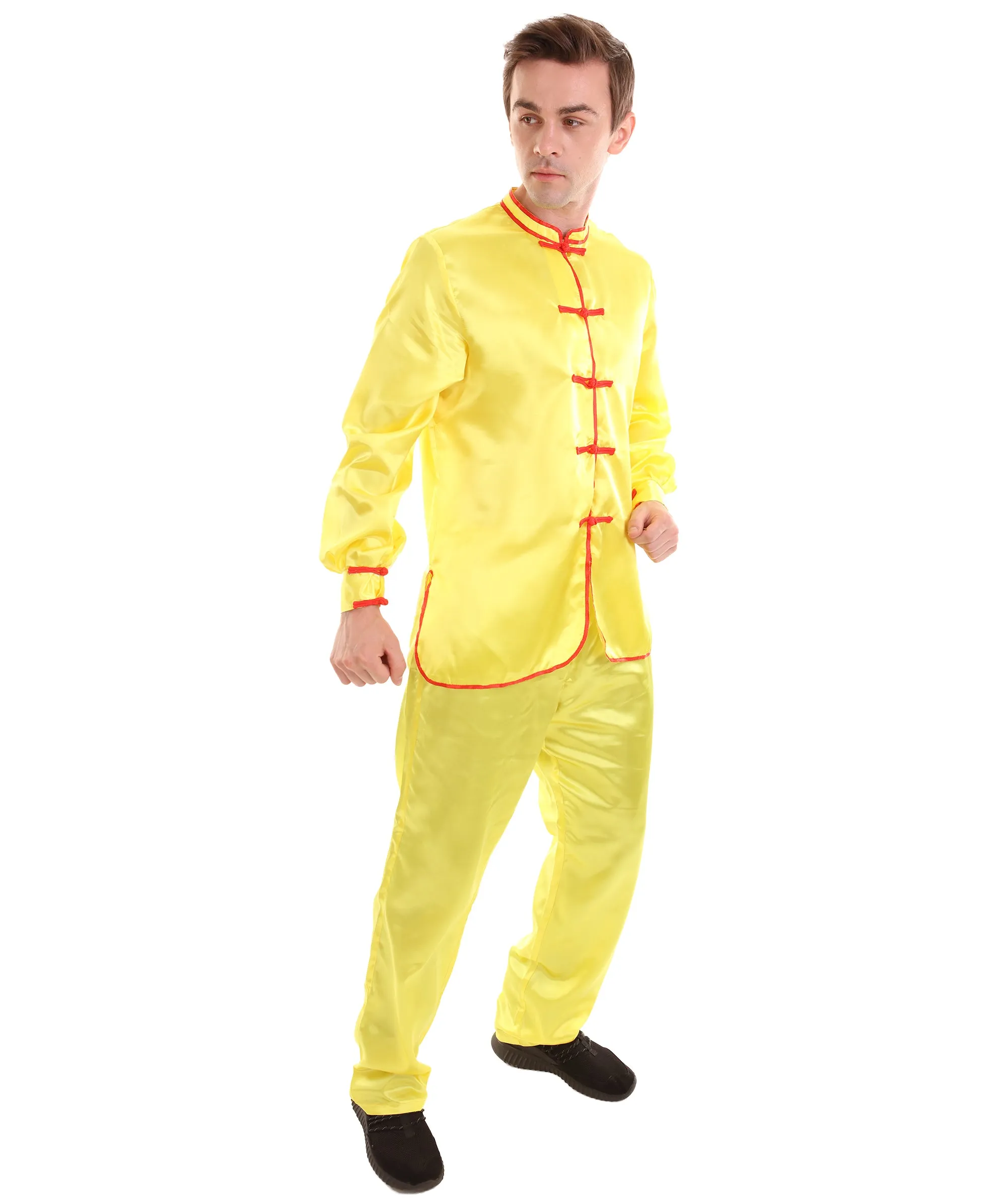 Adult Men's Chinese Traditional Kung Fu Costume | Multiple Color Options Cosplay Costume