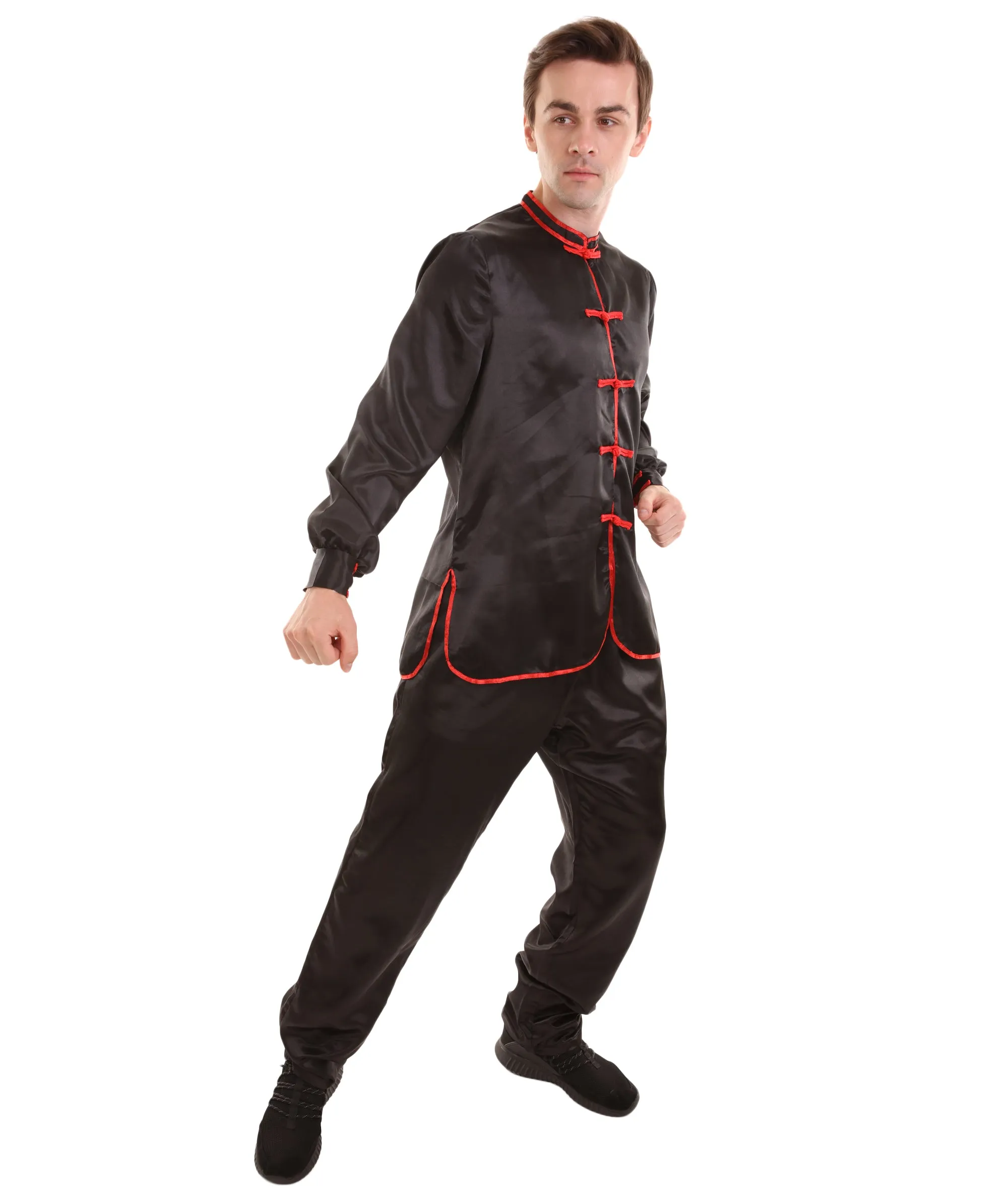 Adult Men's Chinese Traditional Kung Fu Costume | Multiple Color Options Cosplay Costume