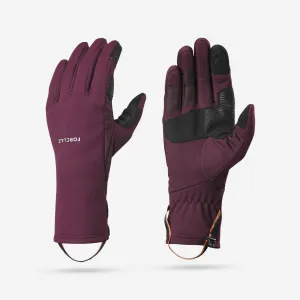 Adult mountain trekking tactile stretch gloves - MT500