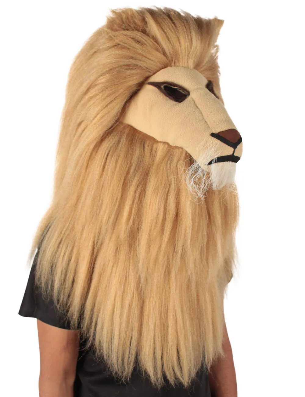 Adult Novelty Lion King of the Jungle Costume | Wig and Mask Bundle and Costume (Sold Separately)