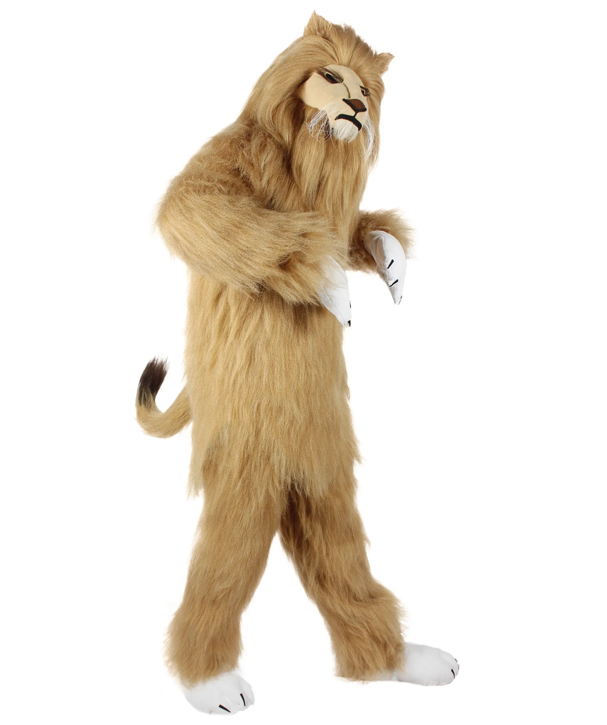 Adult Novelty Lion King of the Jungle Costume | Wig and Mask Bundle and Costume (Sold Separately)