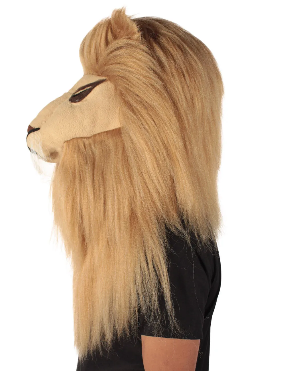 Adult Novelty Lion King of the Jungle Costume | Wig and Mask Bundle and Costume (Sold Separately)