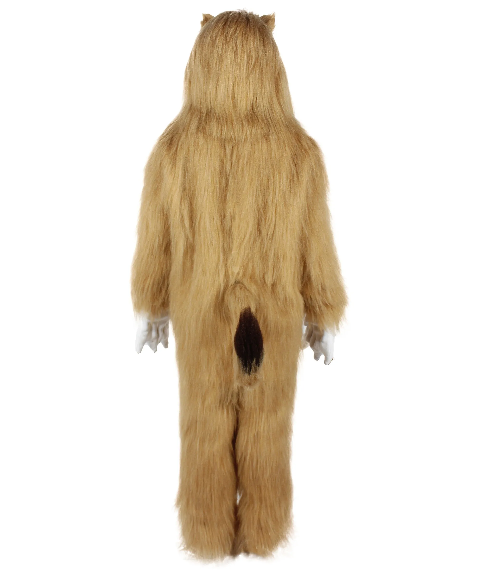 Adult Novelty Lion King of the Jungle Costume | Wig and Mask Bundle and Costume (Sold Separately)