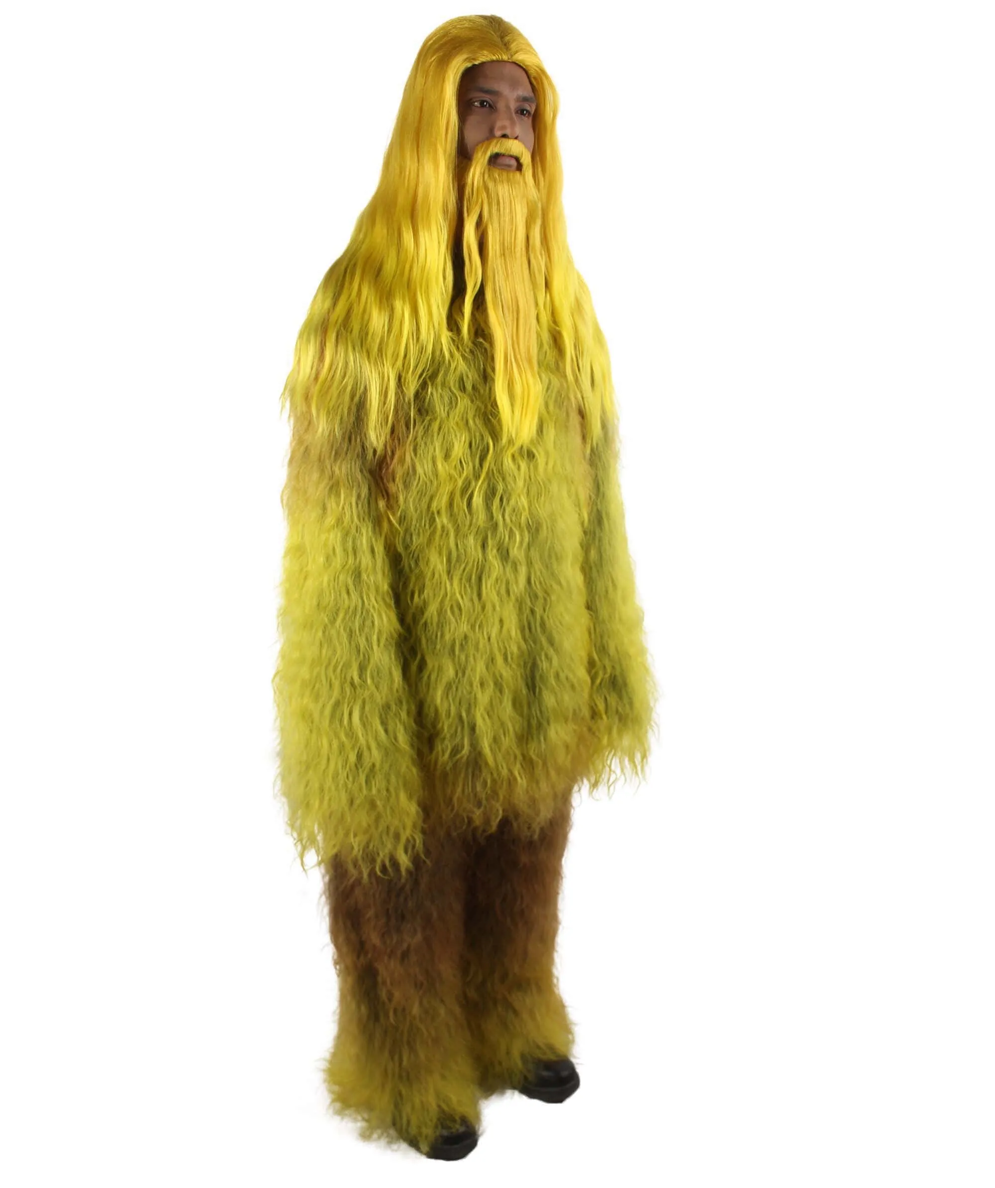 Adult Unisex Bigfoot Horror Wig with Mustache and Beard Bundle | Multiple Color Options