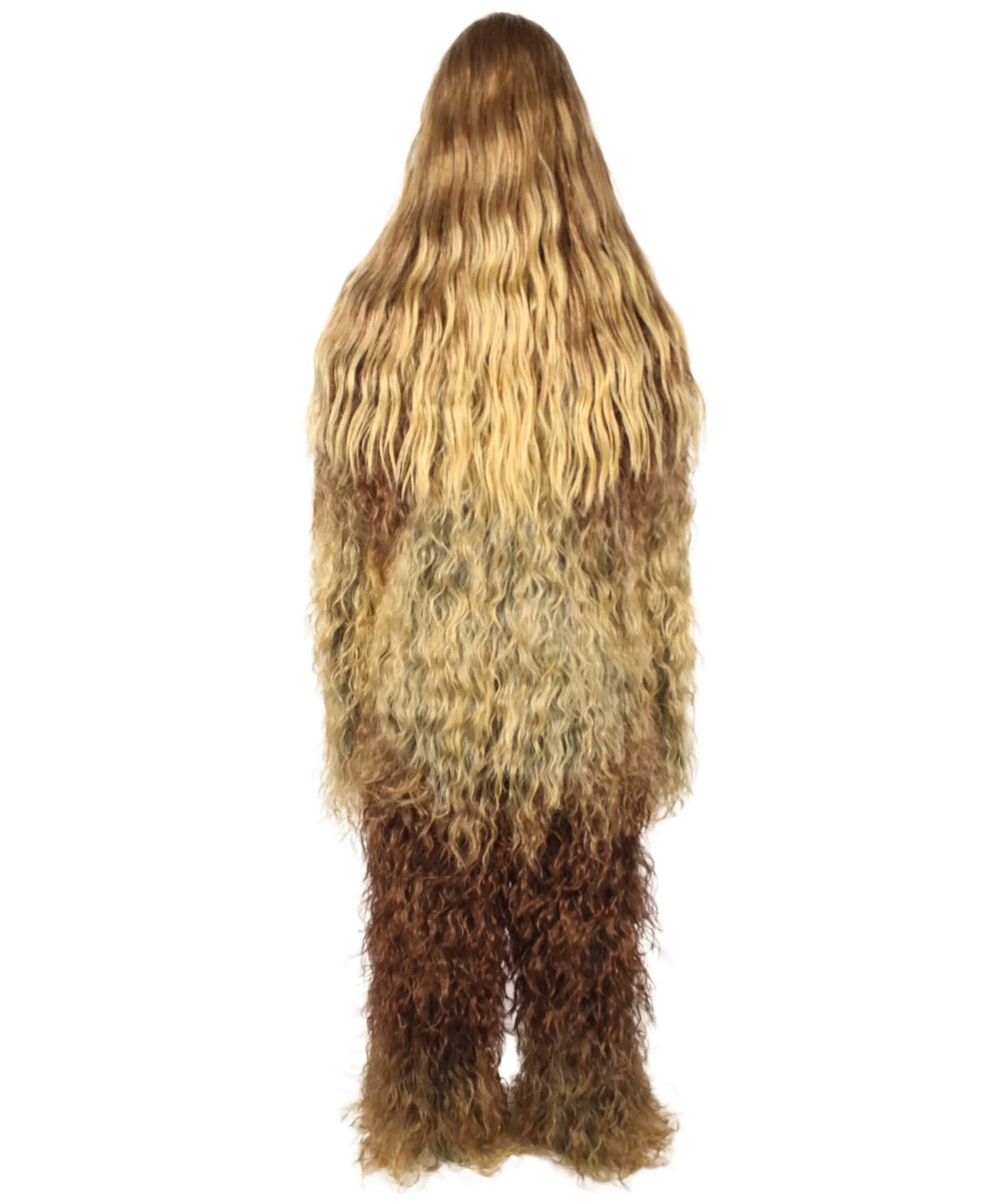 Adult Unisex Bigfoot Horror Wig with Mustache and Beard Bundle | Multiple Color Options