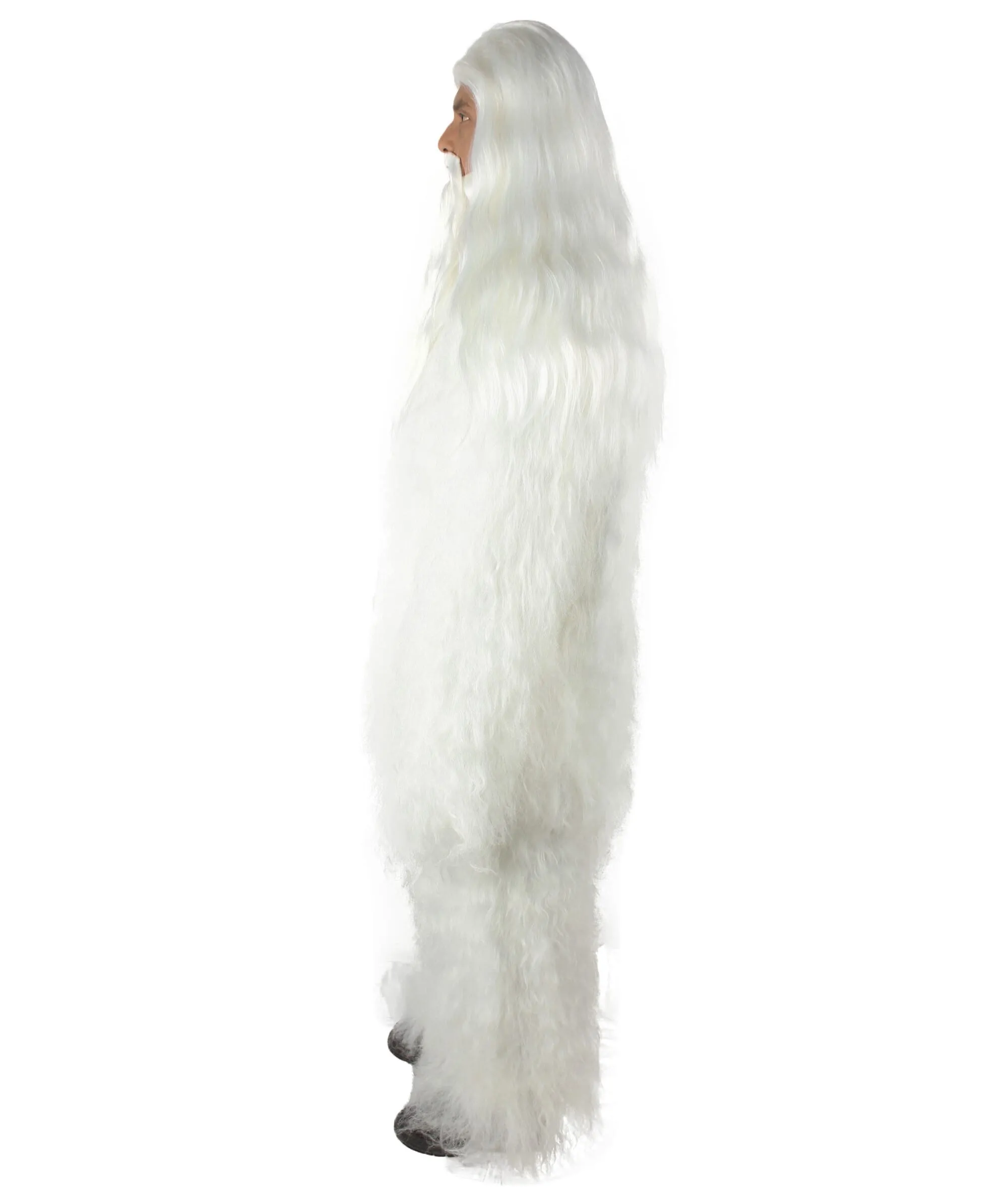 Adult Unisex Bigfoot Horror Wig with Mustache and Beard Bundle | Multiple Color Options