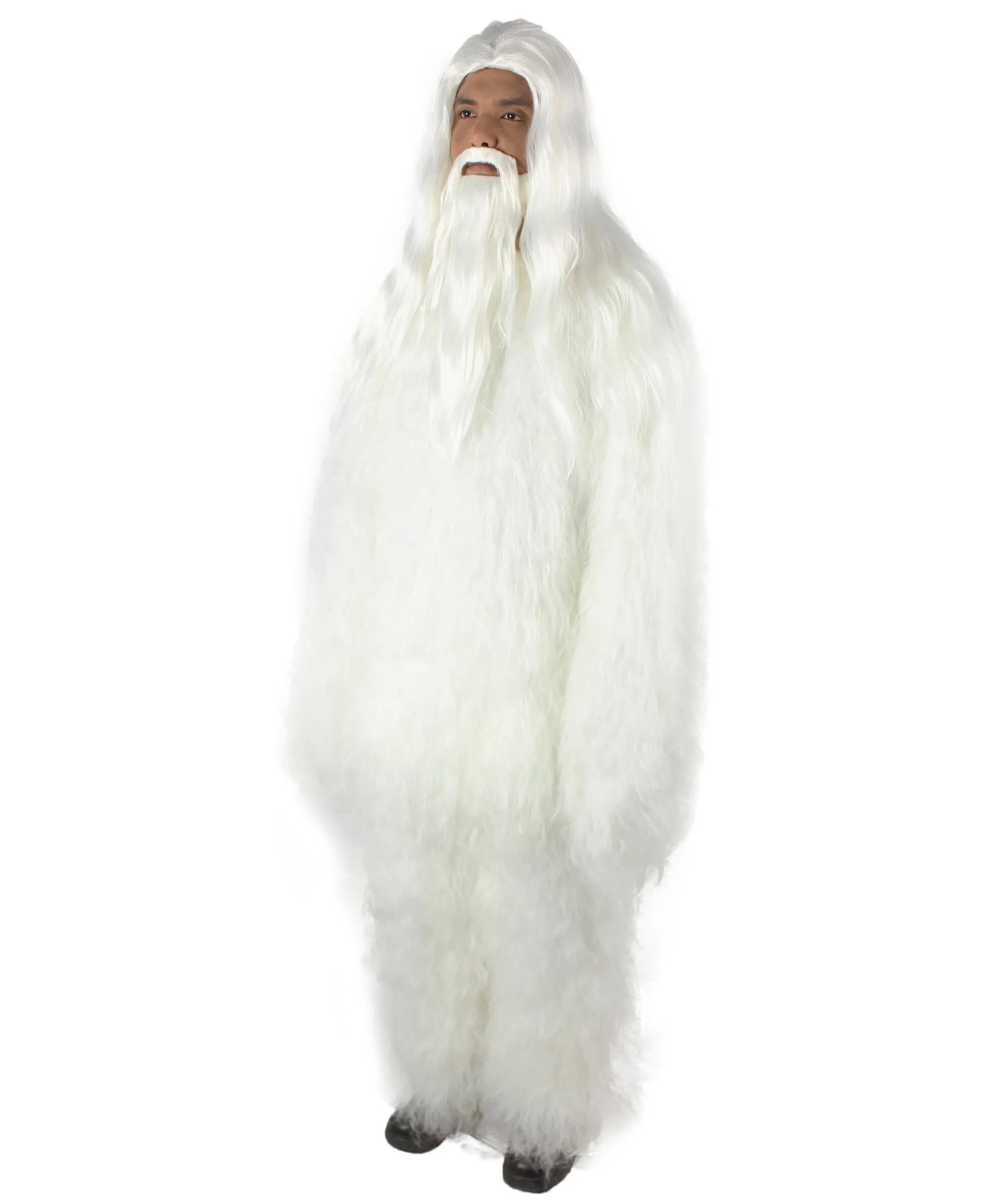 Adult Unisex Bigfoot Horror Wig with Mustache and Beard Bundle | Multiple Color Options