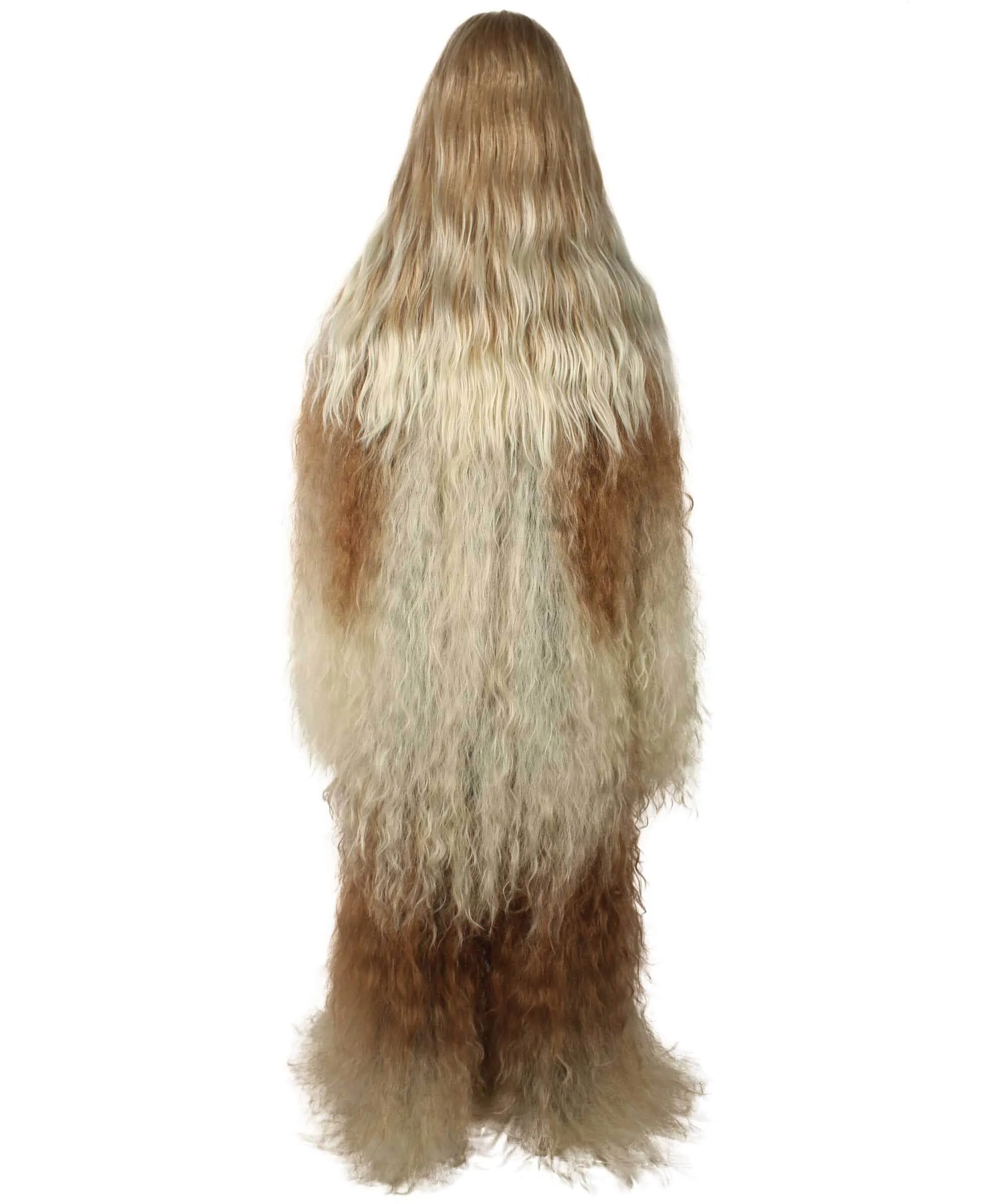 Adult Unisex Bigfoot Horror Wig with Mustache and Beard Bundle | Multiple Color Options