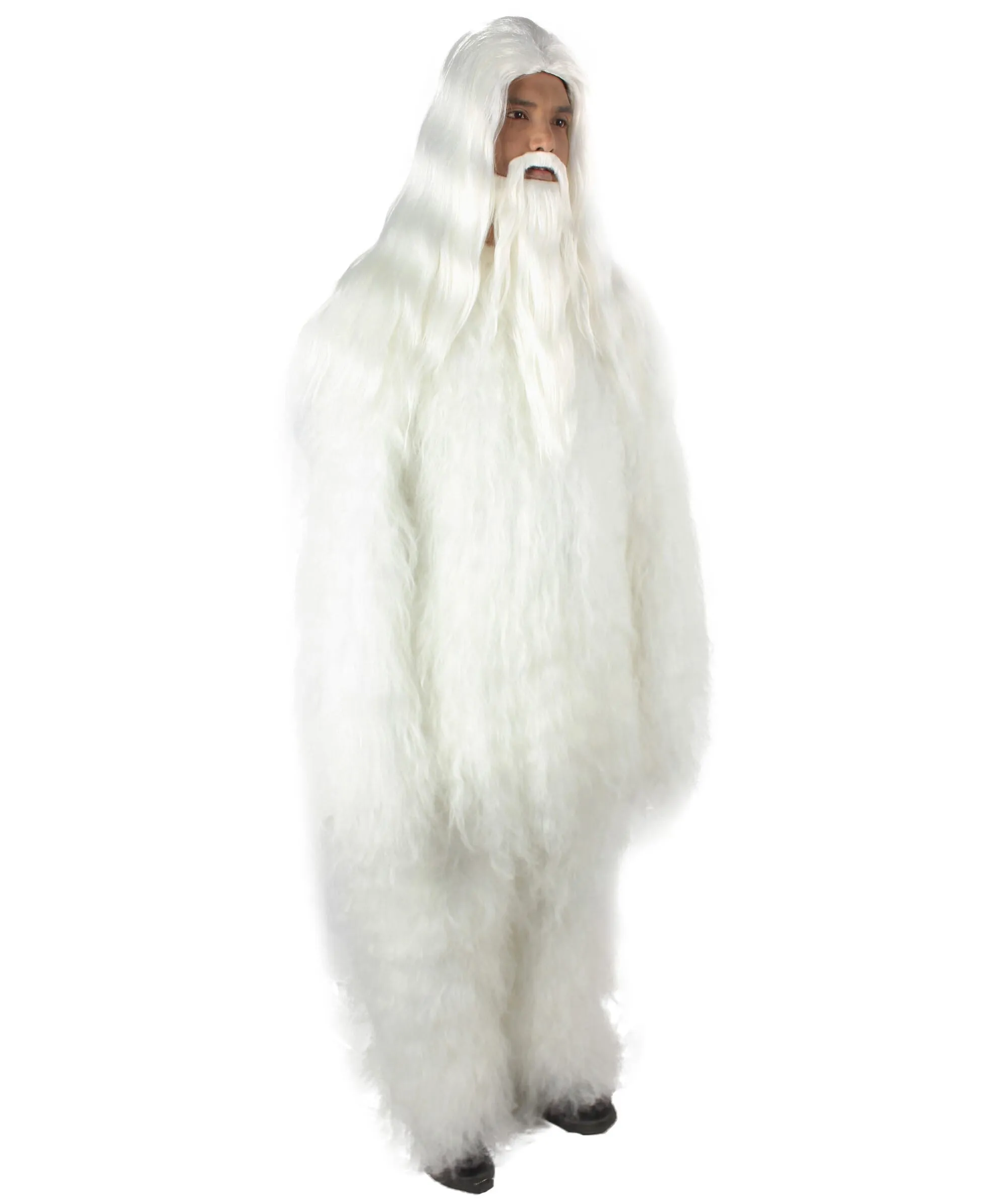 Adult Unisex Bigfoot Horror Wig with Mustache and Beard Bundle | Multiple Color Options