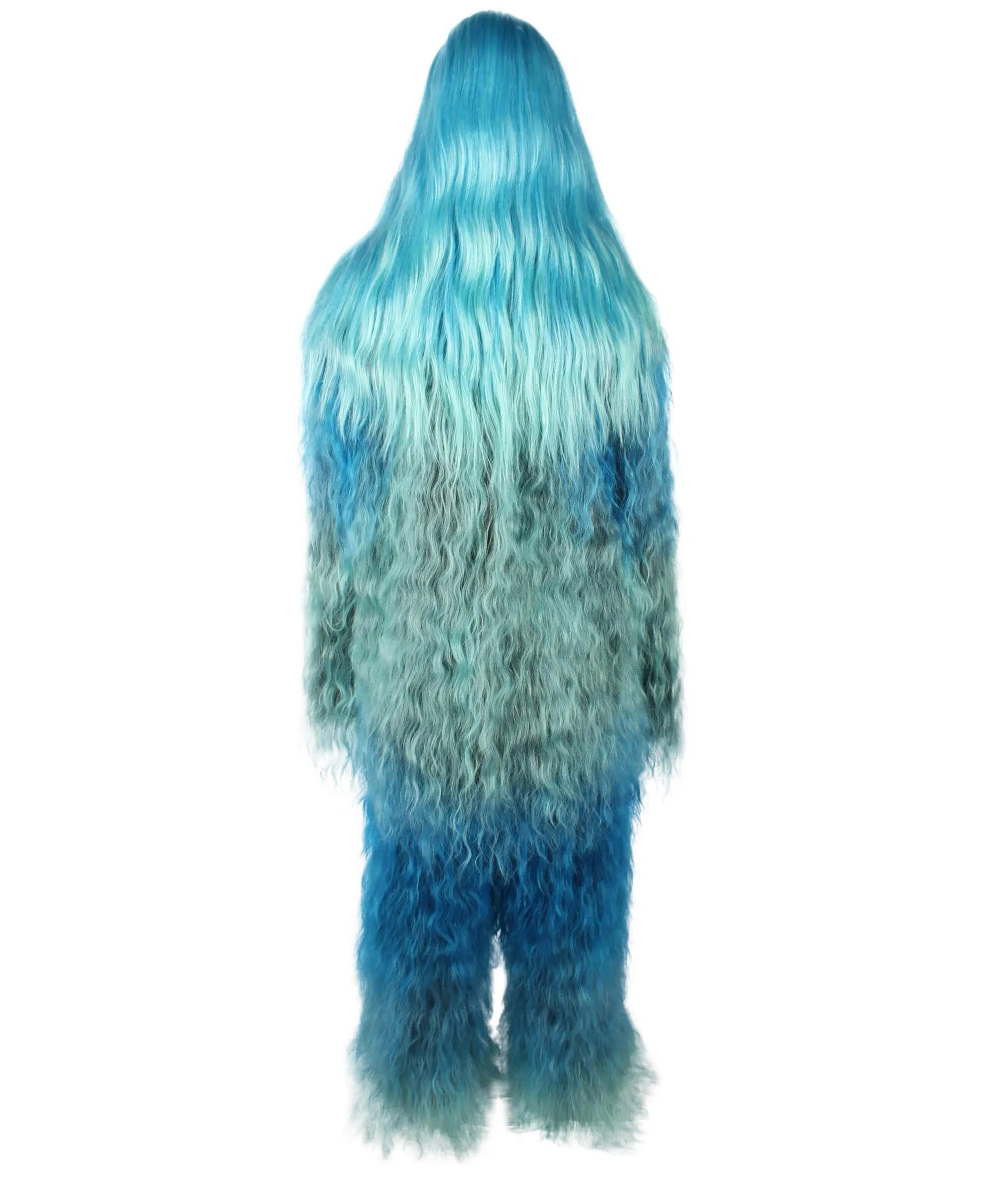 Adult Unisex Bigfoot Horror Wig with Mustache and Beard Bundle | Multiple Color Options