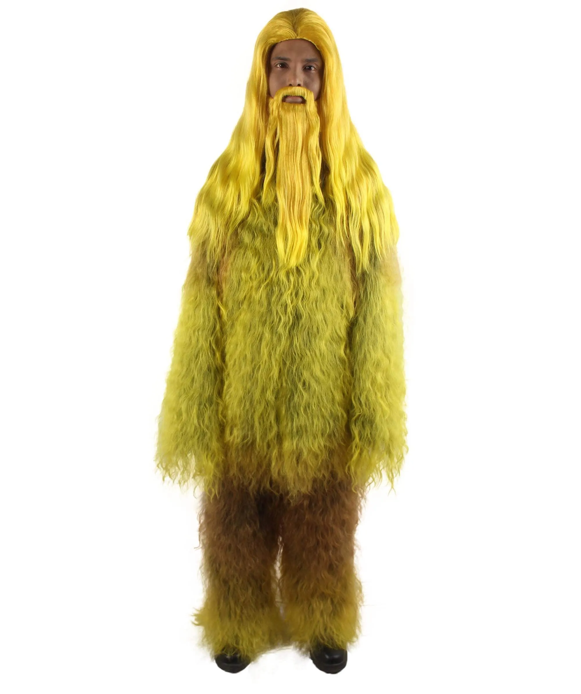 Adult Unisex Bigfoot Horror Wig with Mustache and Beard Bundle | Multiple Color Options