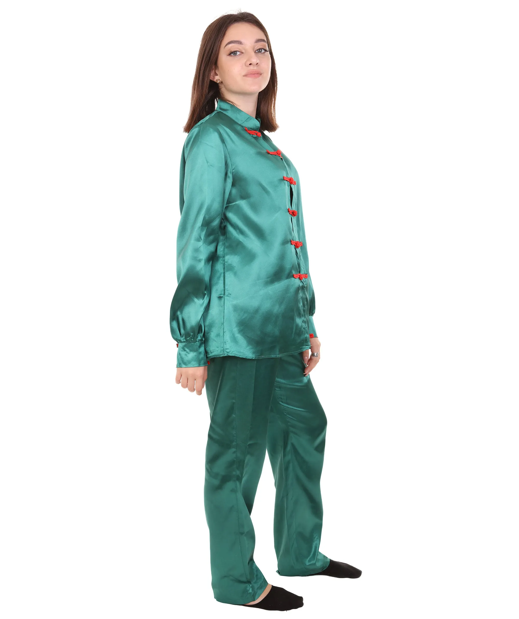 Adult Women's Chinese Traditional Kung Fu Costume | Multiple Color Options Cosplay Costume