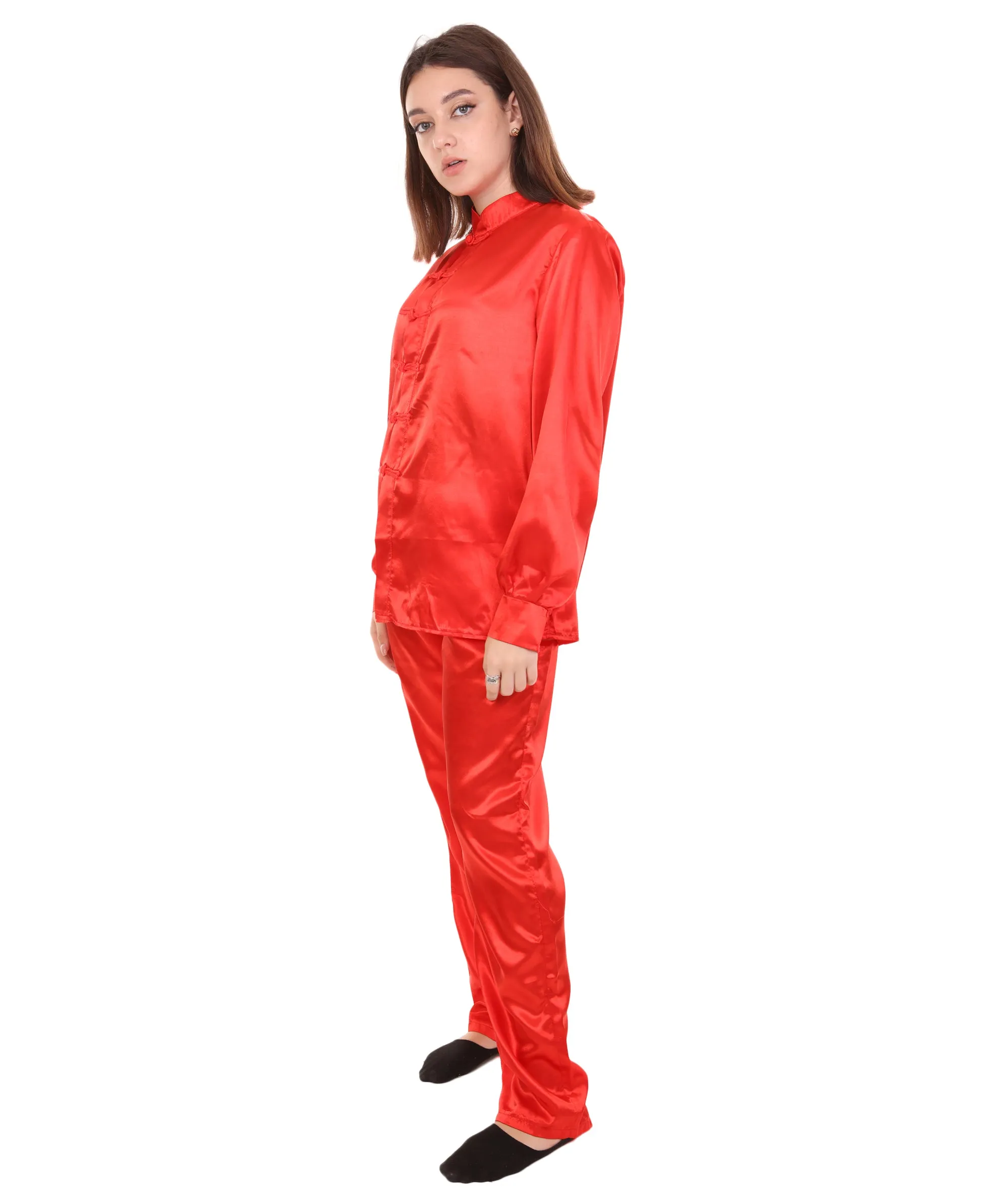 Adult Women's Chinese Traditional Kung Fu Costume | Multiple Color Options Cosplay Costume