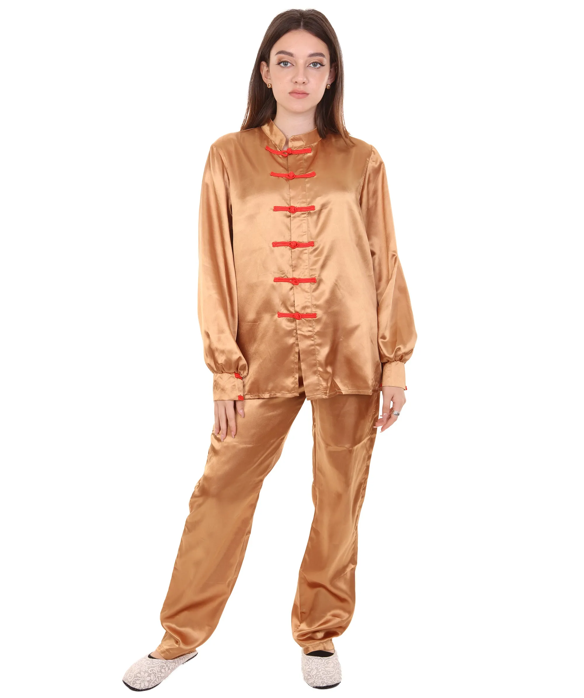 Adult Women's Chinese Traditional Kung Fu Costume | Multiple Color Options Cosplay Costume