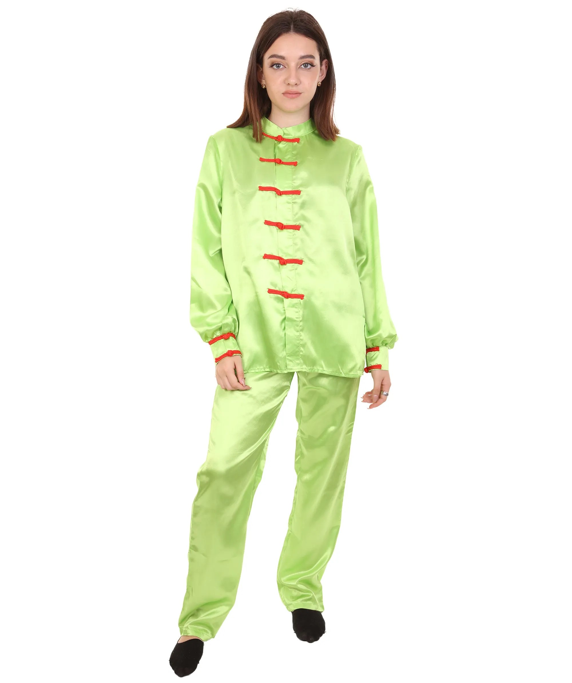 Adult Women's Chinese Traditional Kung Fu Costume | Multiple Color Options Cosplay Costume